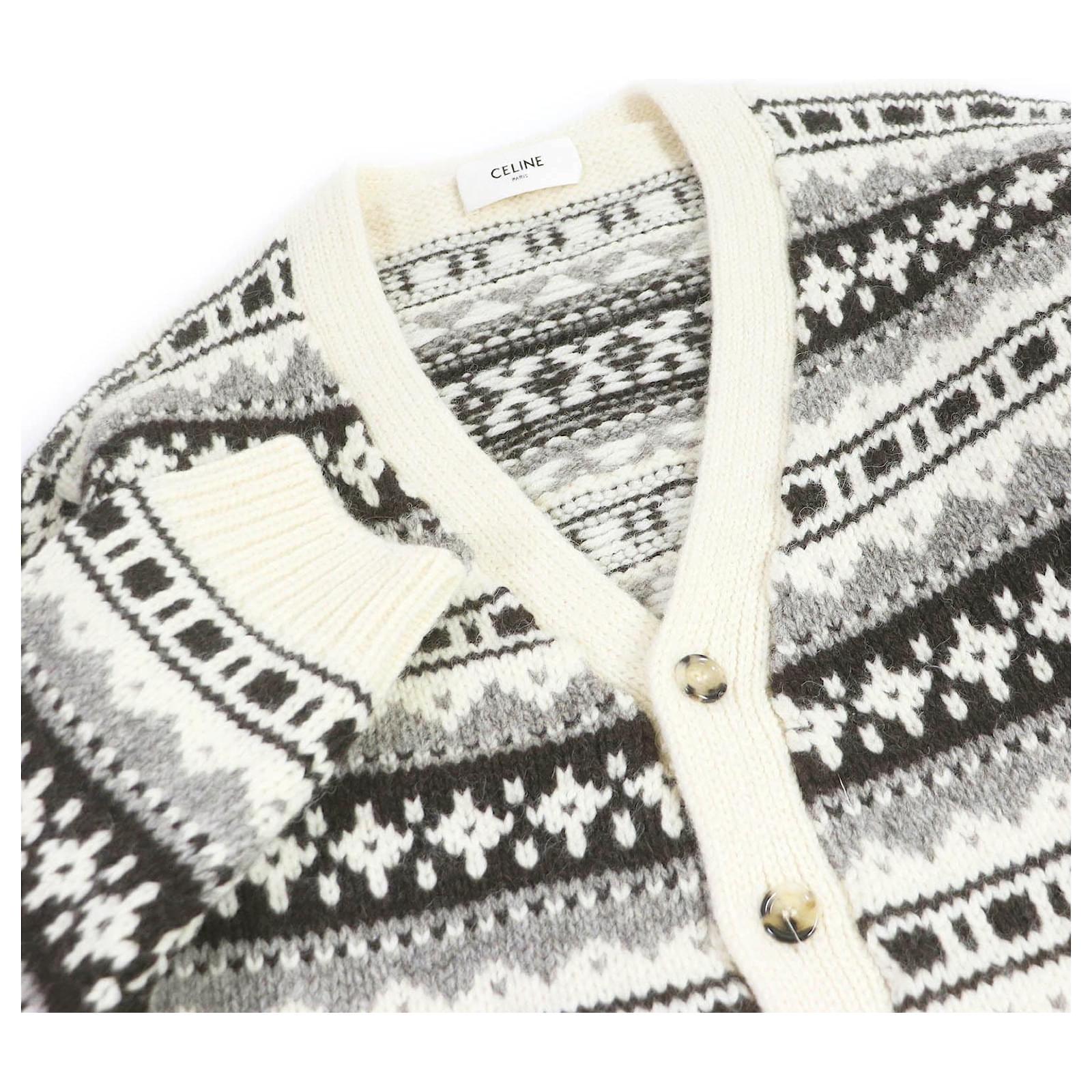 CELINE 21aw Shetland Oversized Cardigan