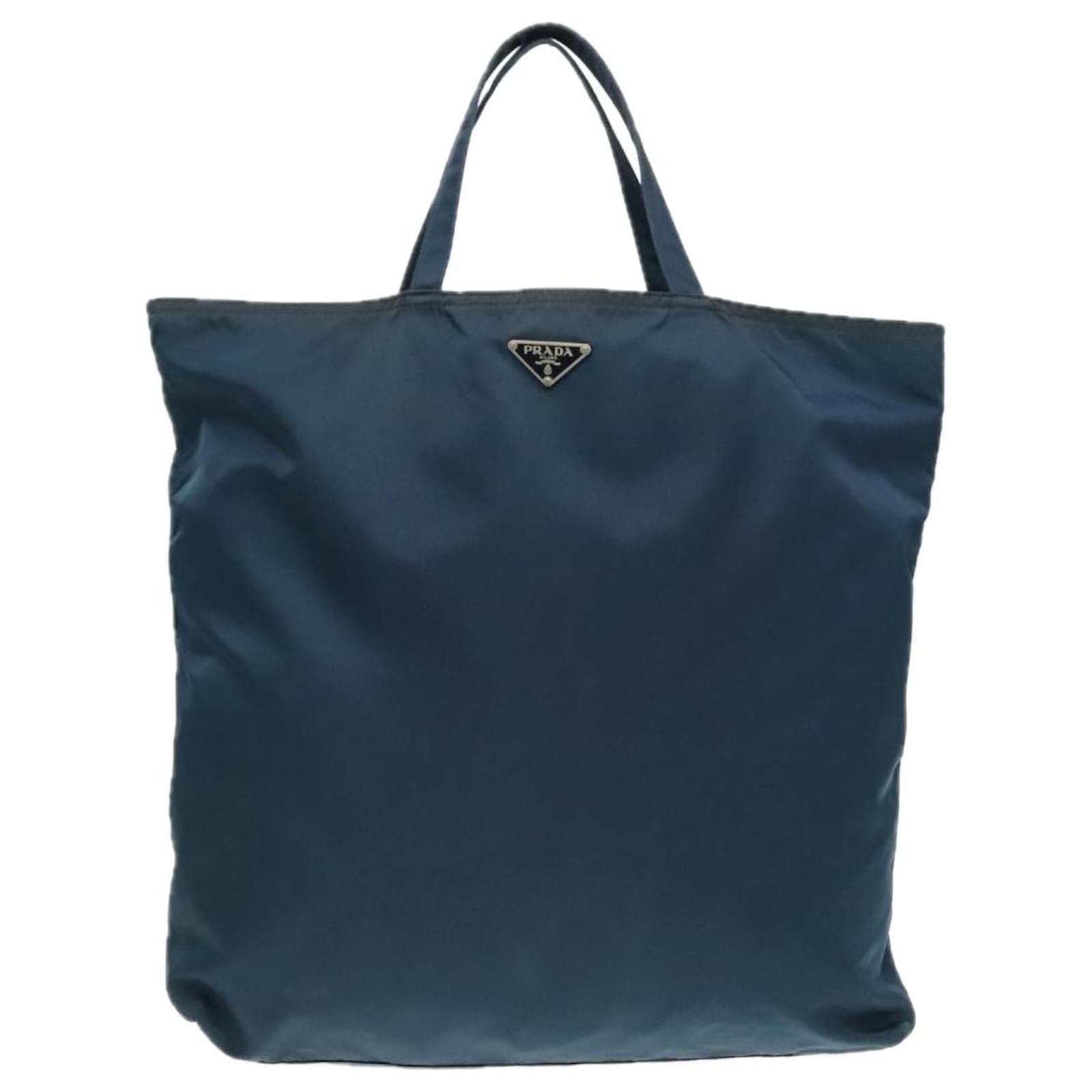 PRADA Robot Tote Bag Nylon Navy Auth 93015 Navy blue ref.1744744