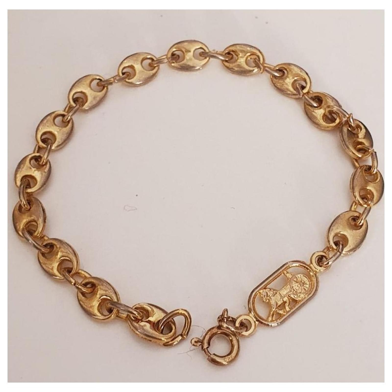 【超希少】CELINE Vintage gold bracelet　銀座店限定 Exclusive vintage Céline bracelet Golden Gold-plated ref