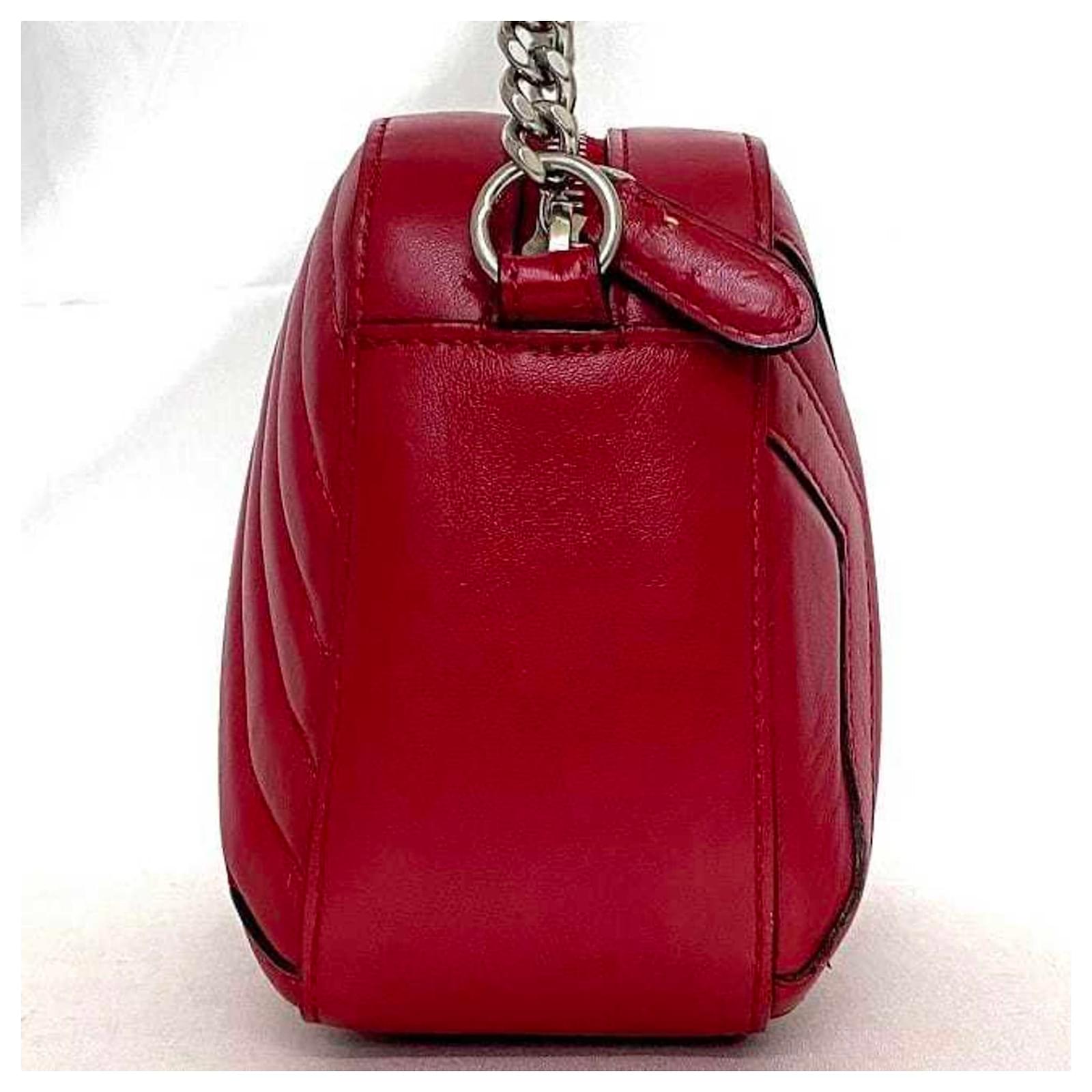 STELLAMcCARTNEY / ショルダーバッグ/--/RED Stella Mc Cartney Stella McCartney Red Leather Chain Shoulder Bag