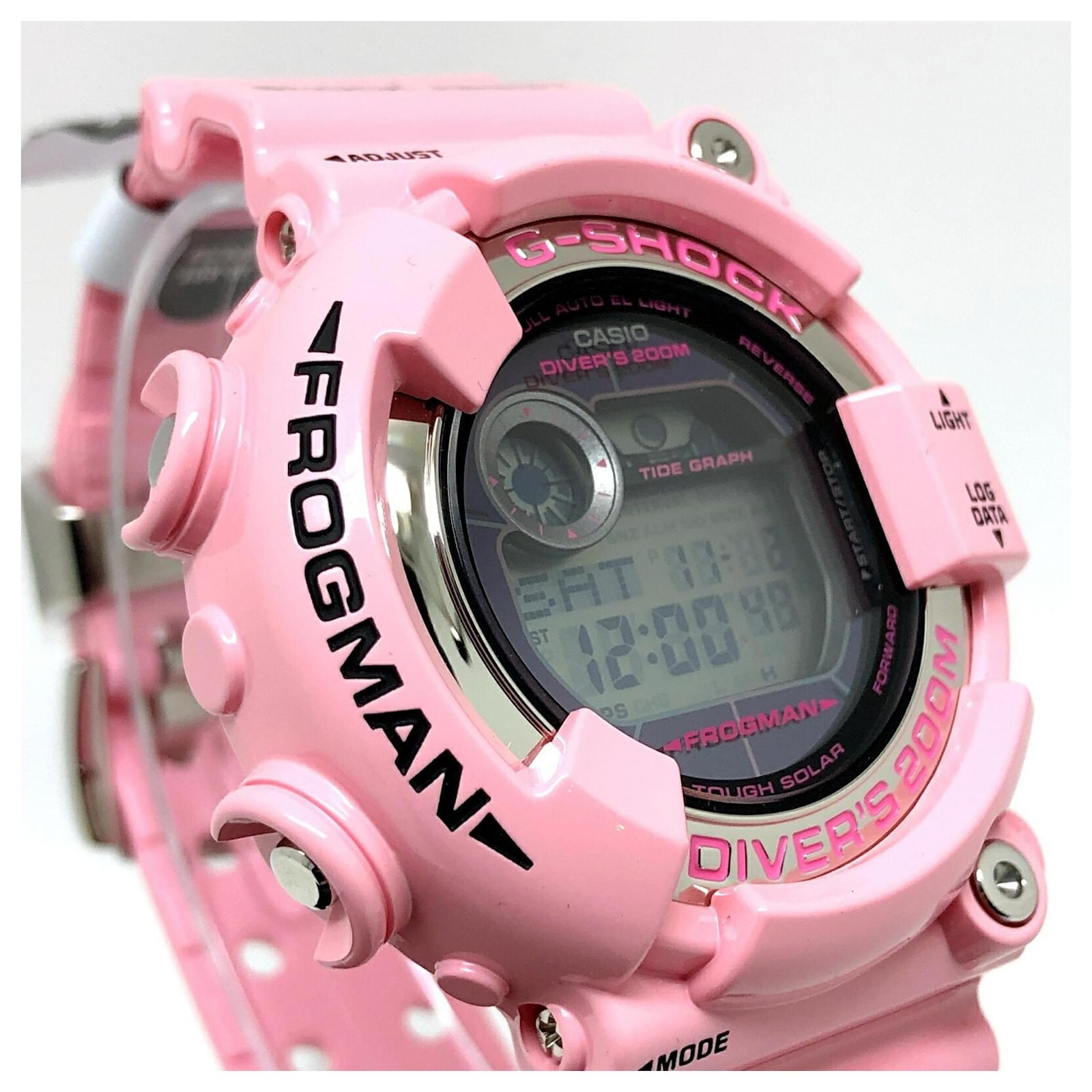 GF-8250K-4JR G-SHOCK FROGMAN 2014 イルクジ ピンク I.C.E.R.C. Love The Sea And The Earth アイサーチ・ジャパン 即決 カシオ 激レア Gshock Frogman G Shock Scuba Diving Watch G-Shock Frogman Pink