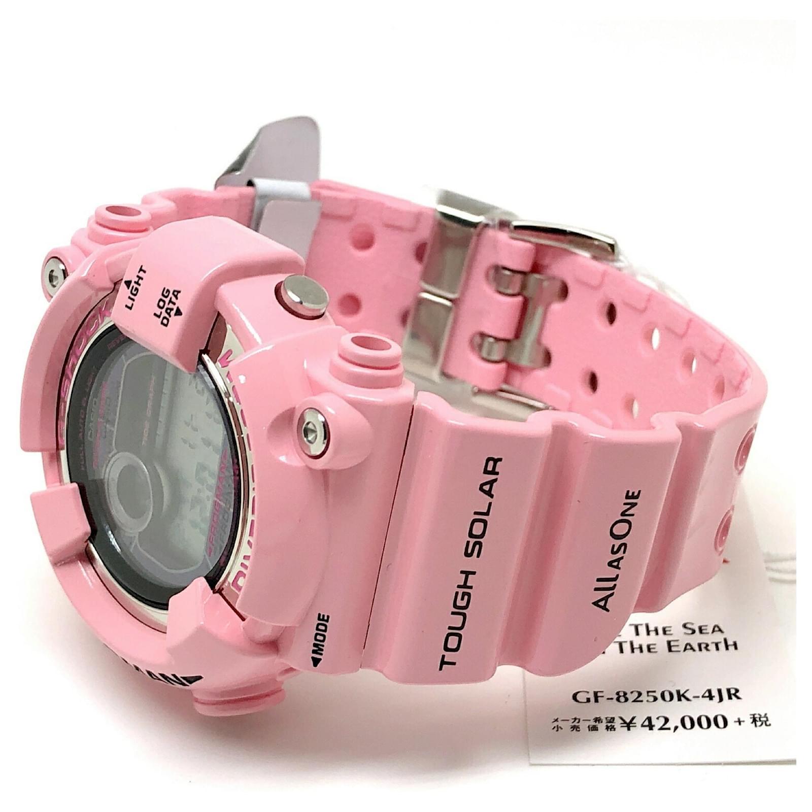 時計 CASIO G-SHOCK GF-8250K Casio G-SHOCK ICERC Pink Frogman GF-8250K-4JR - YouTube