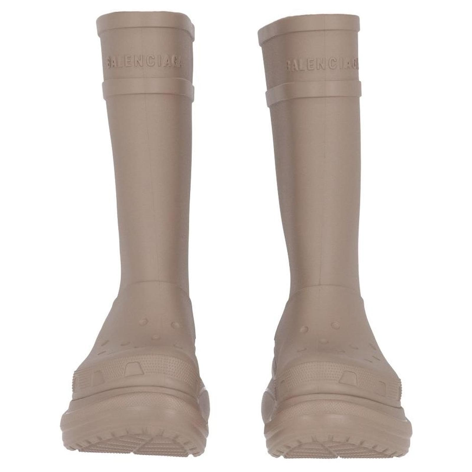 Taupe Gummistiefel Balenciaga x Crocs 2020er Jahre