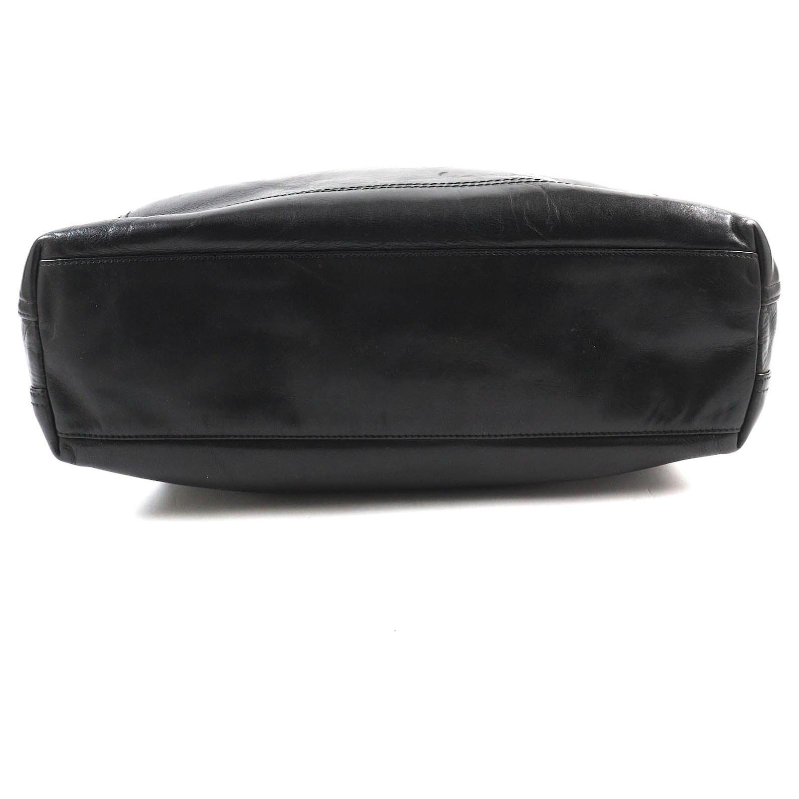 Bally Trainspotting 2WAY Leather Canvas Bag Black ref.JC1748216