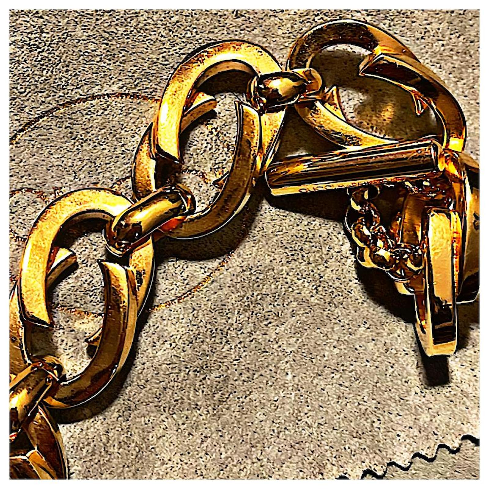 Authentic Gucci Rare Tom Ford Gold Plated GG Link Choker and