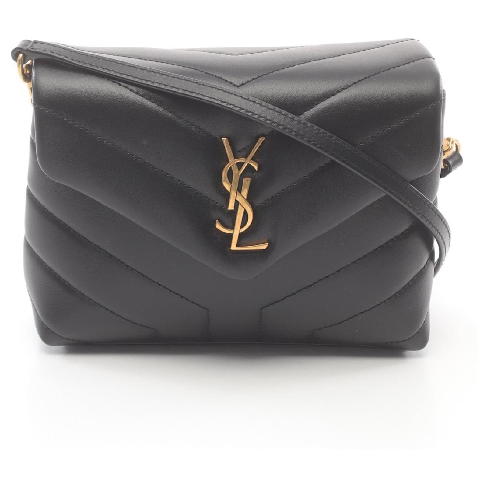 Saint Laurent Loulou Toy Shoulder Bag Black Leather ref
