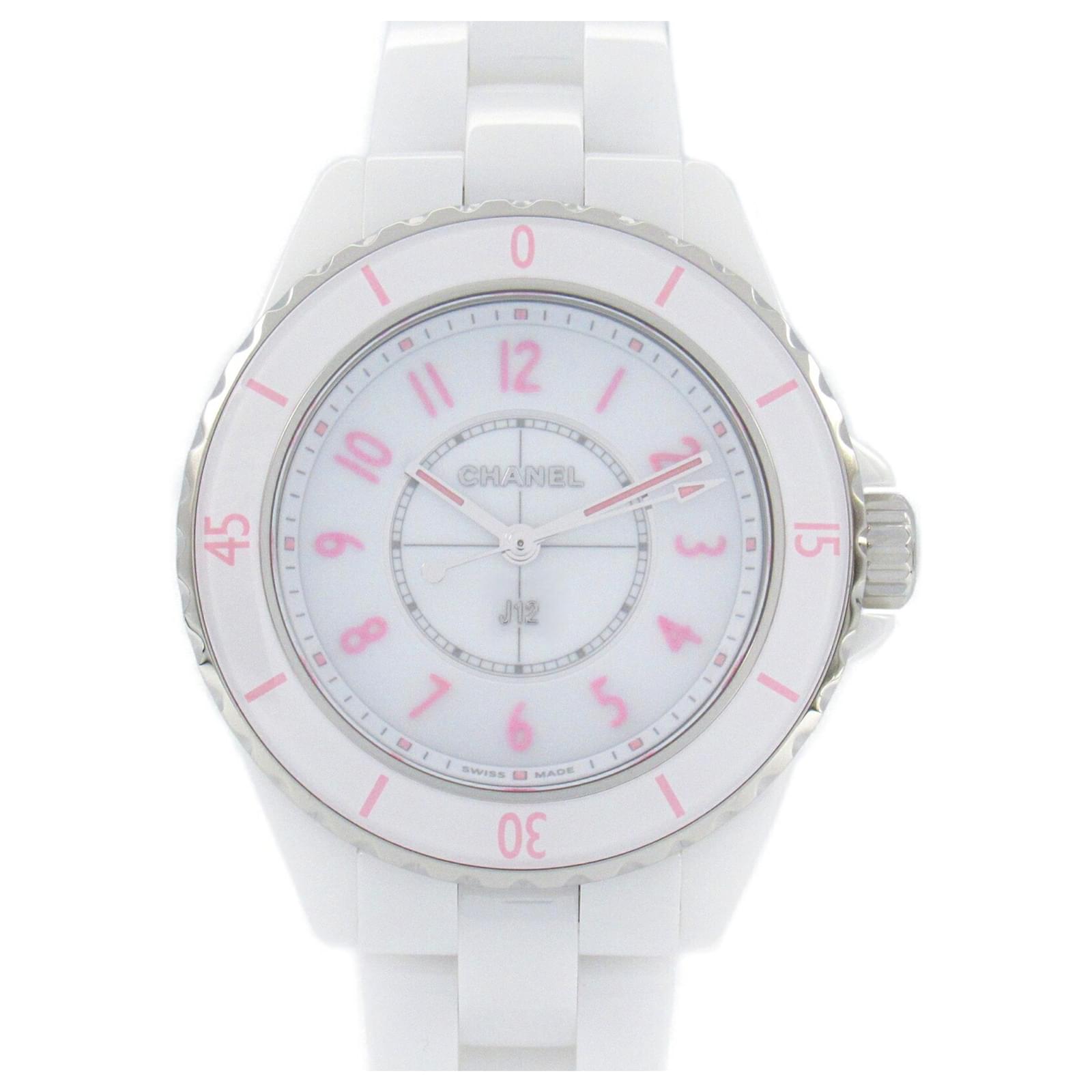 Chanel pink watch best sale