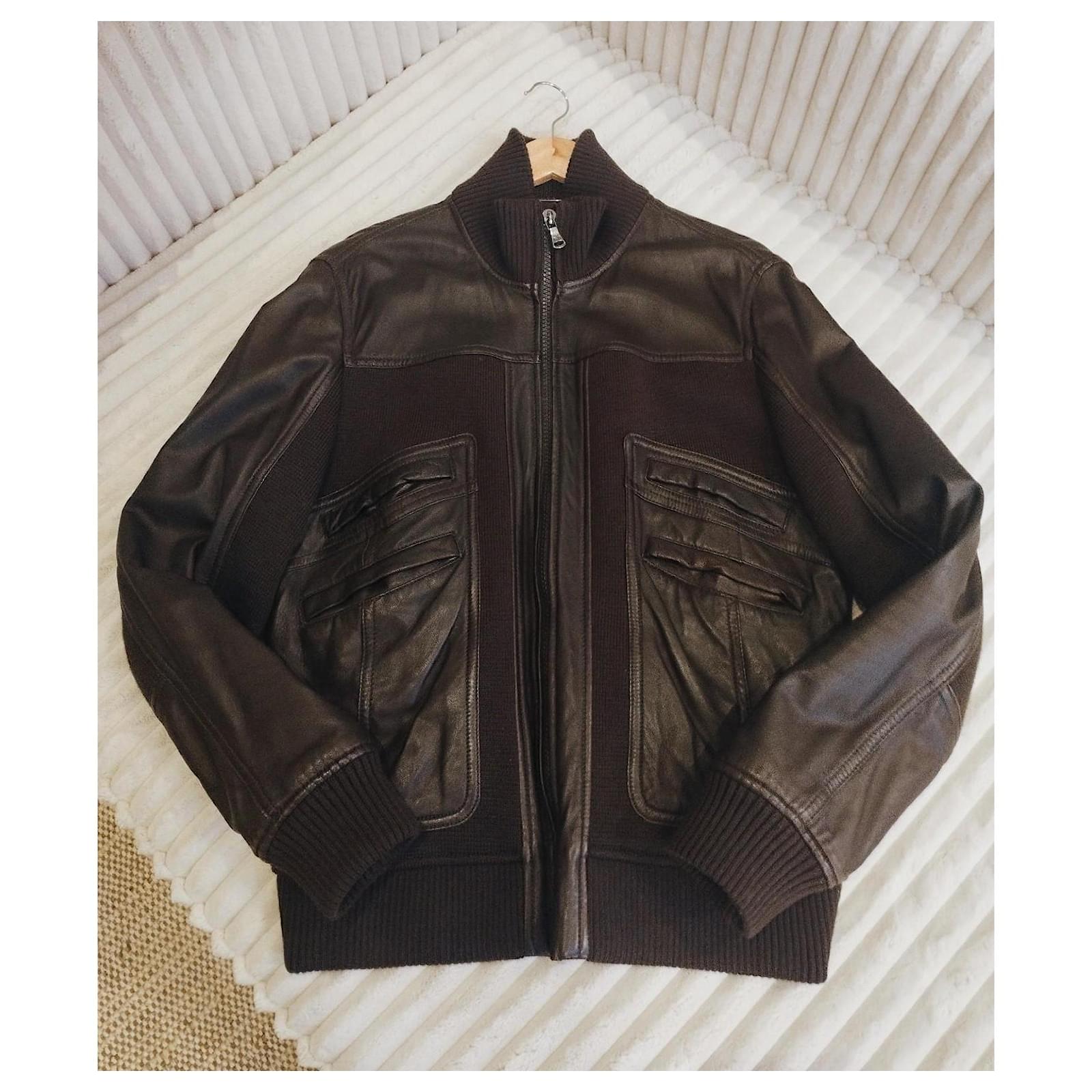 Dolce & Gabbana D&G jacket Brown Leather ref.1750568 - Joli Closet