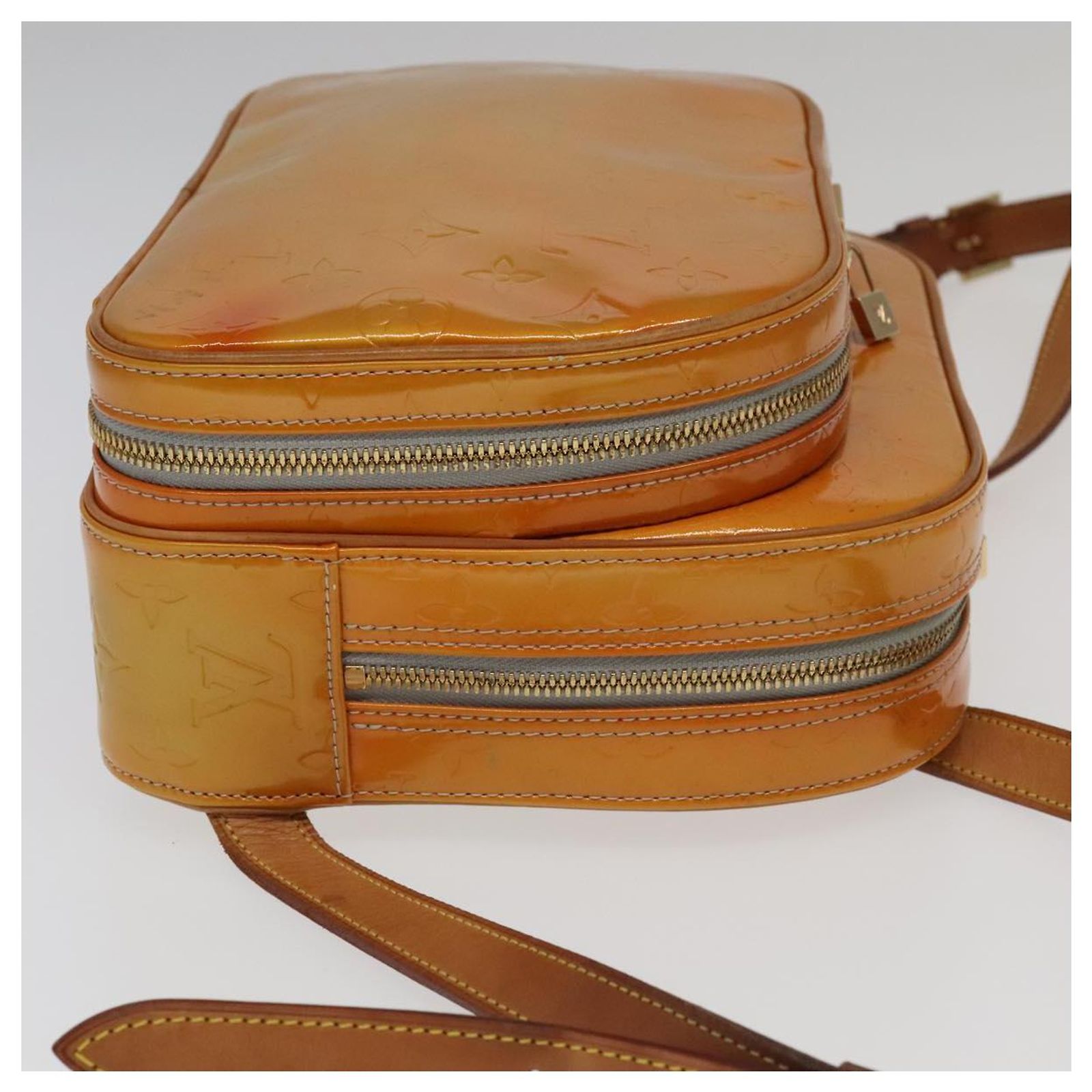 LOUIS VUITTON Monogram Vernis Marley Backpack Gris M91038 LV  display picture 1