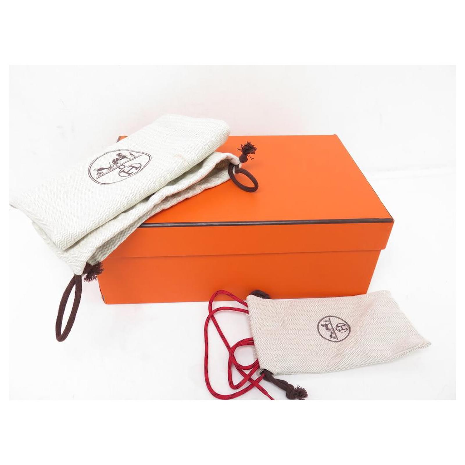 Hermès NINE HERMES SNEAKERS ADDICT H201108Z RED 37.5 SHOES +