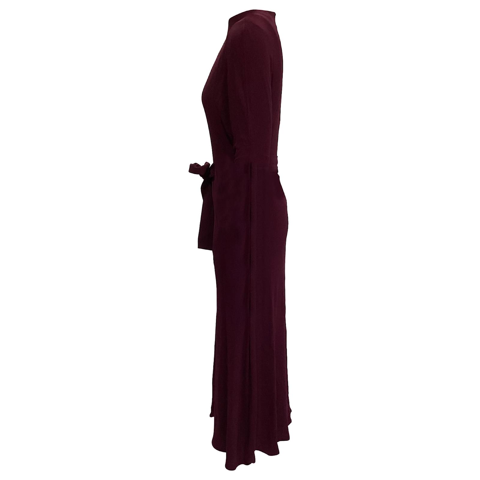burgundy hugo boss dress Hugo Boss V-neck Business Dress With Short Sleeves In Light Red