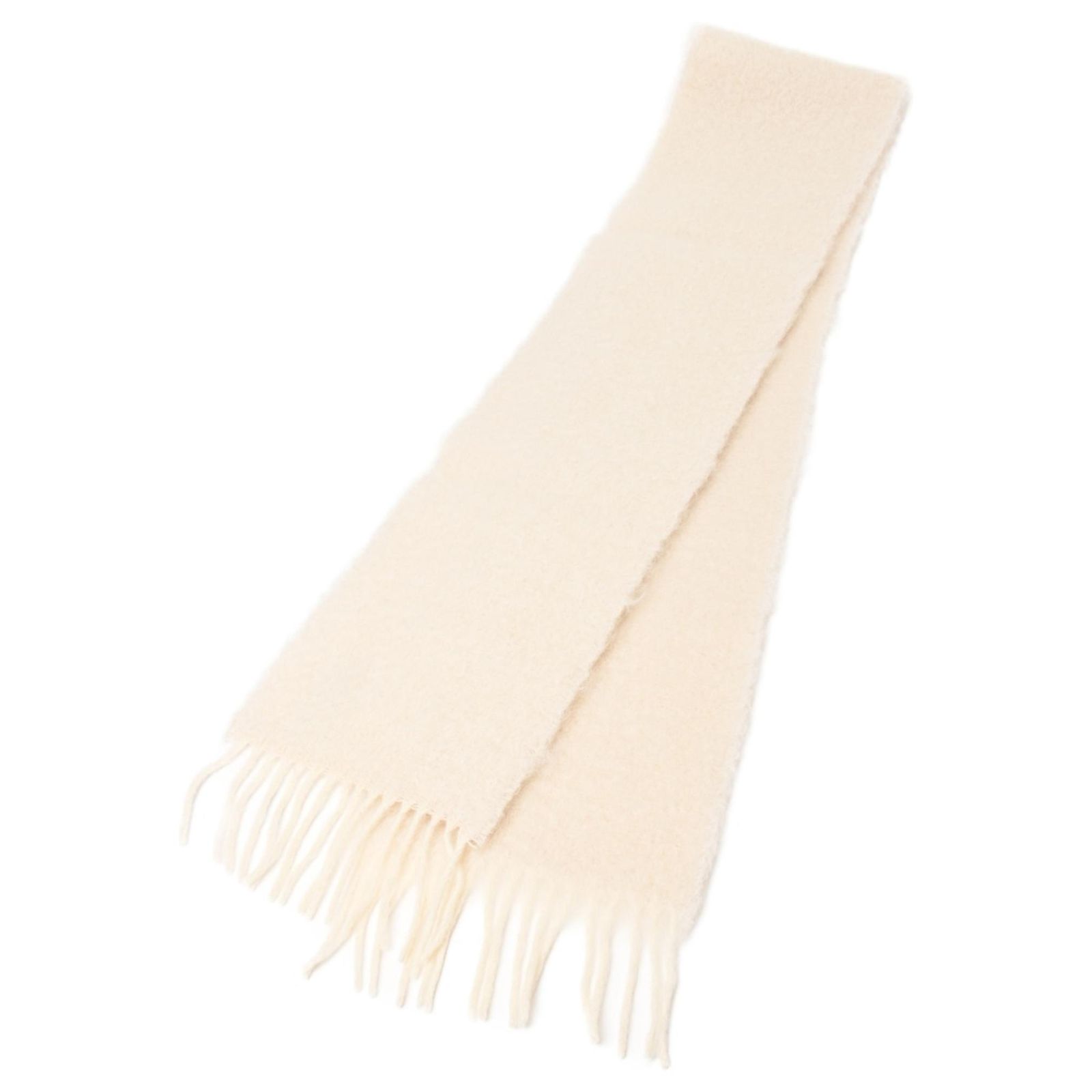 Loewe Anagram Scarf Muffler White Wool Mohair ref.1755494 