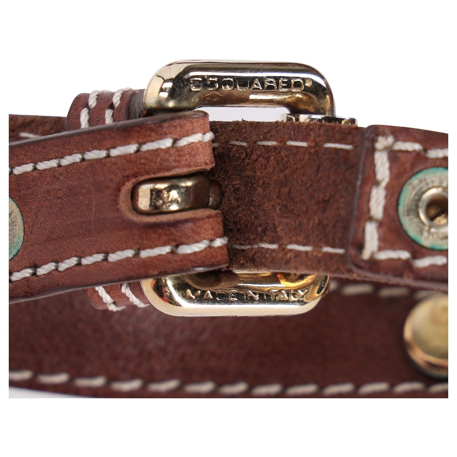 Dsquared2 Harness Belt in Brown Leather ref.1756338 - Joli  display picture 2