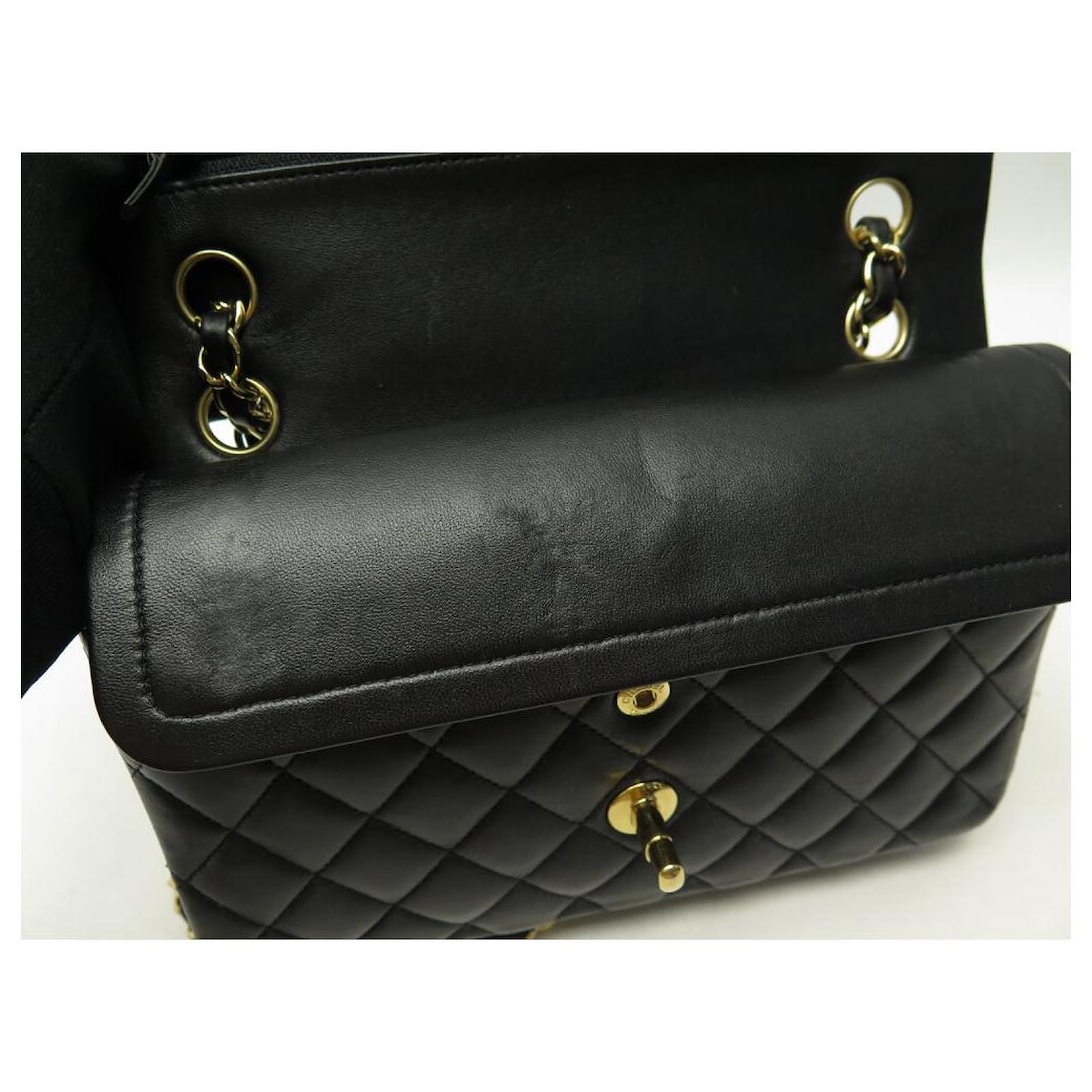 CHANEL CHANEL CLASSIC 11.12 SMALL PM TIMELESS A01113 LEATHER HAND BAG
