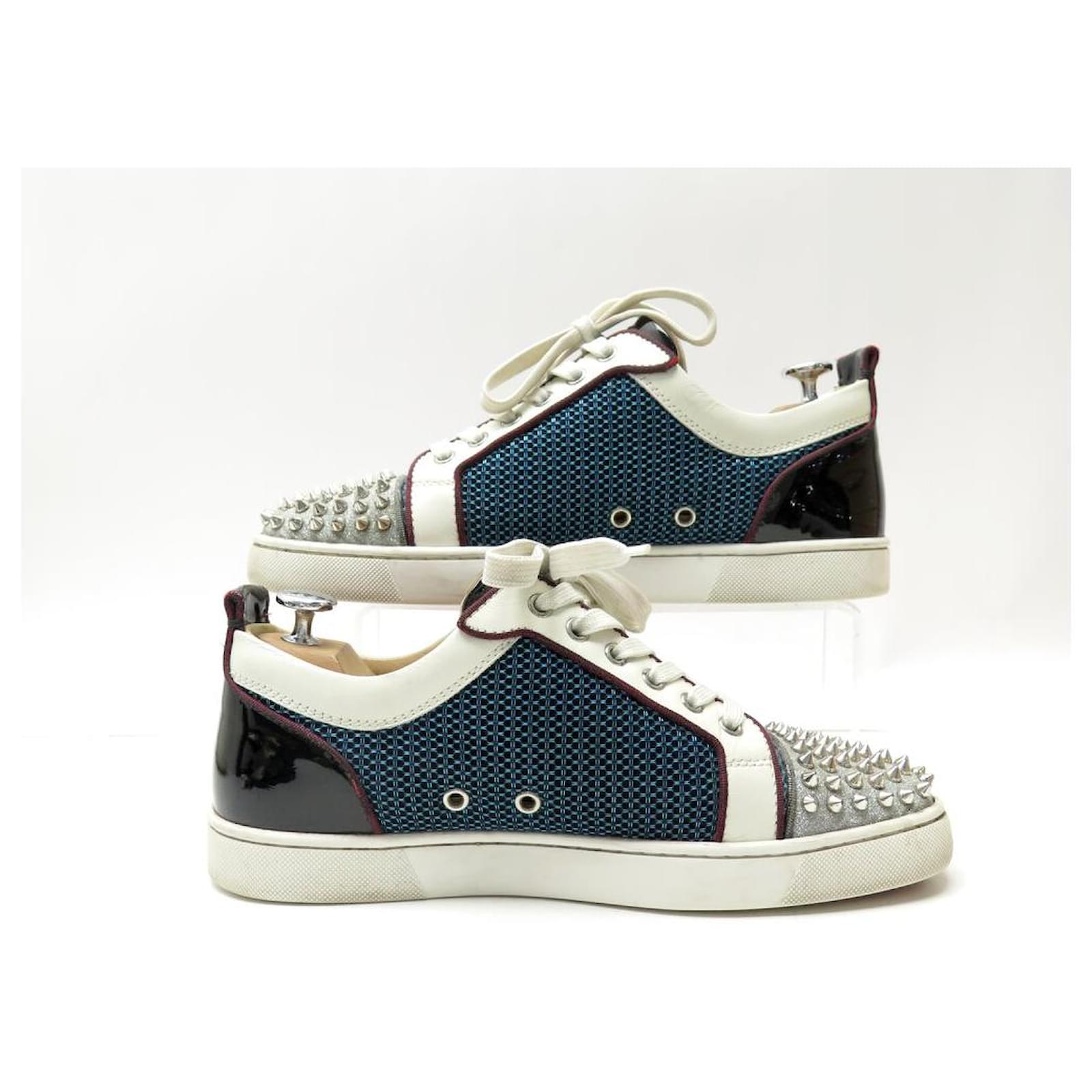 CHRISTIAN LOUBOUTIN SHOES LOUIS JUNIOR SPIKES ORLATO FLAT 41