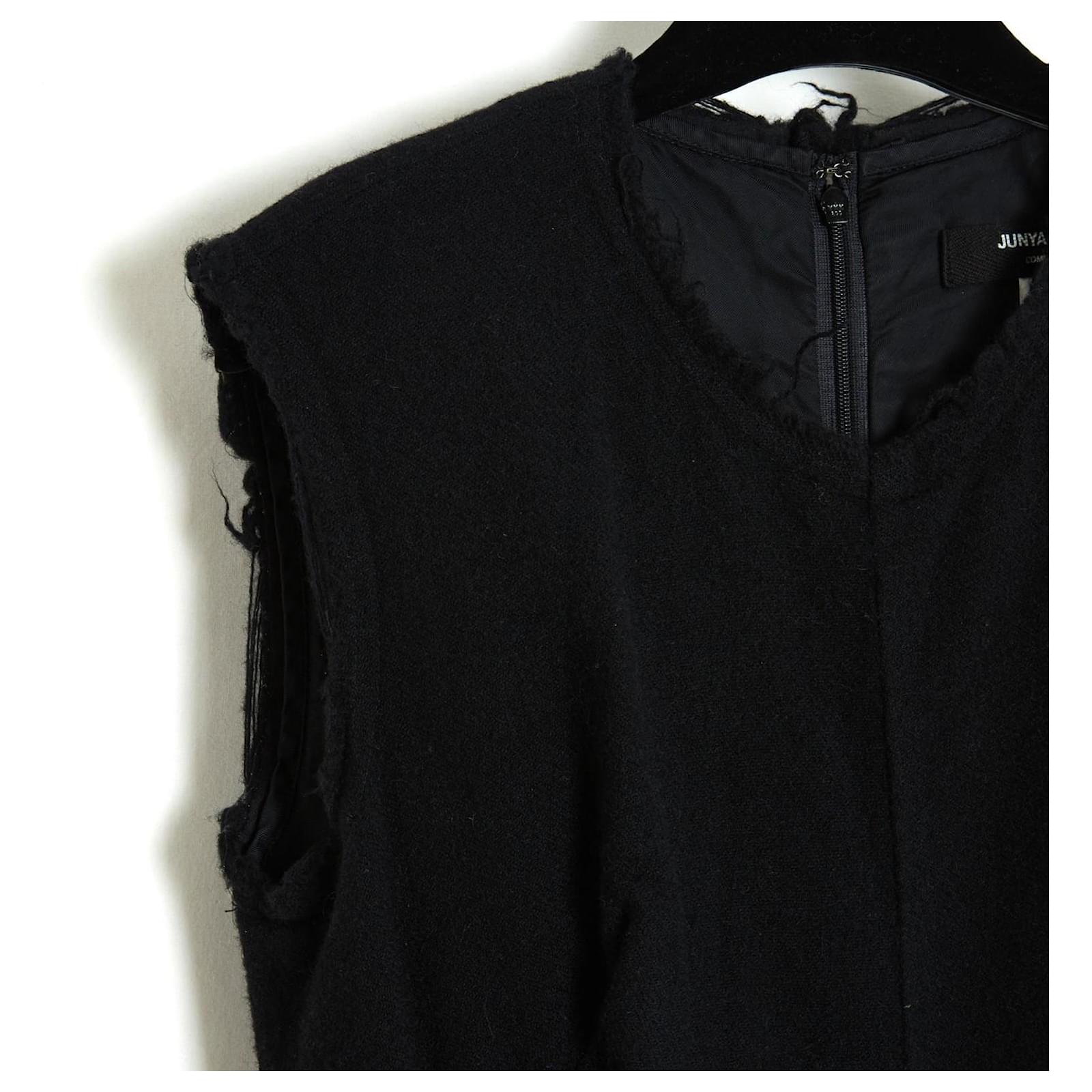【関税込み】Junya Watanabe ブラック シークイン ミニドレス Junya Watanabe Comme des Garçons Robe FR36/38 Black Felt