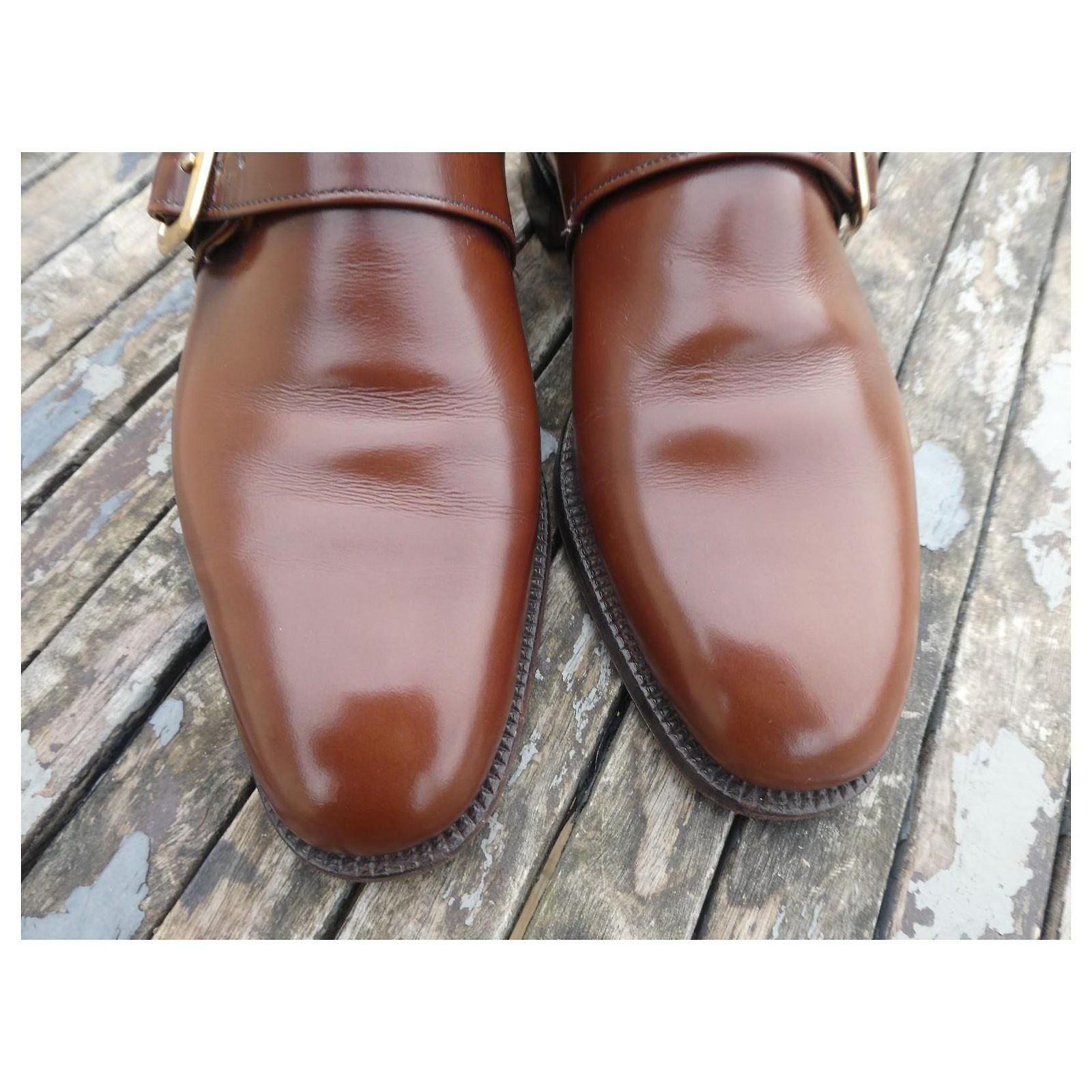 Chaussures Church's Westbury à Boucle - Cuir Noir, Taille 41/42 (EU 42) - Occasion