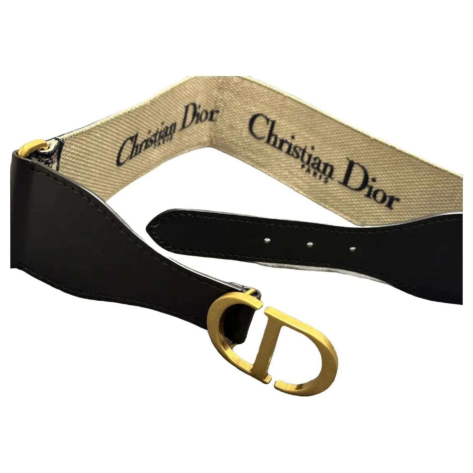 Christian Dior Belts Navy blue Cloth ref.1766653 - Joli Closet