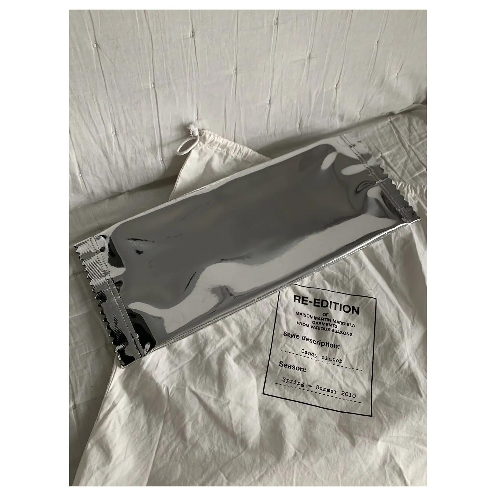 Rare Maison Martin Margiela x H&M Candy Clutch - Metallic Silver 