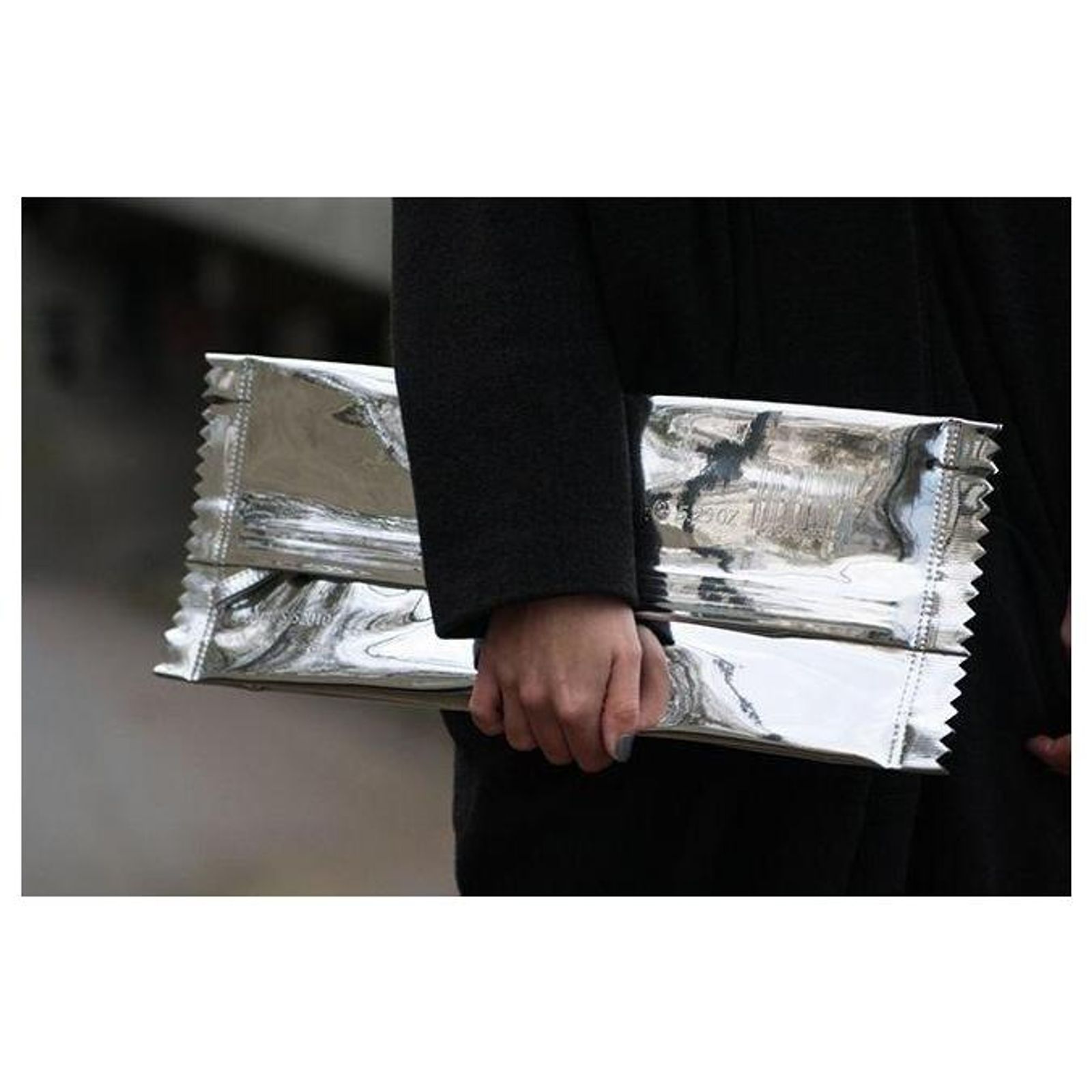 Rare Maison Martin Margiela x H&M Candy Clutch - Metallic Silver 