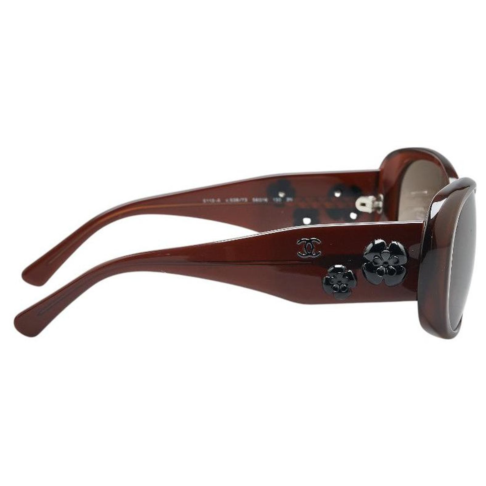 Chanel Camellia Sunglasses 5113-A Brown Plastic ref.1773482 (Sold