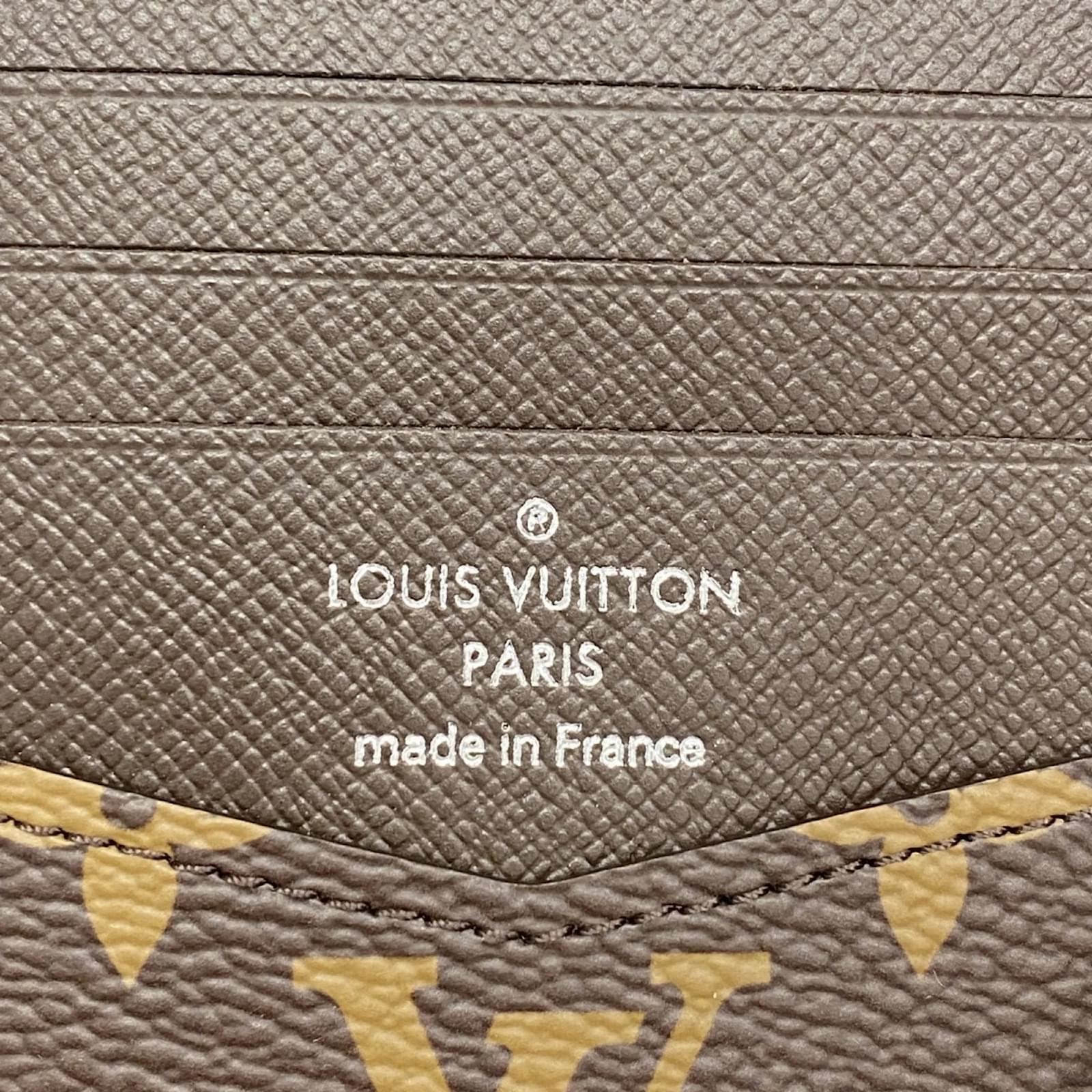 Louis Vuitton Monogram Portefeuille Slender Wallet Blue ref