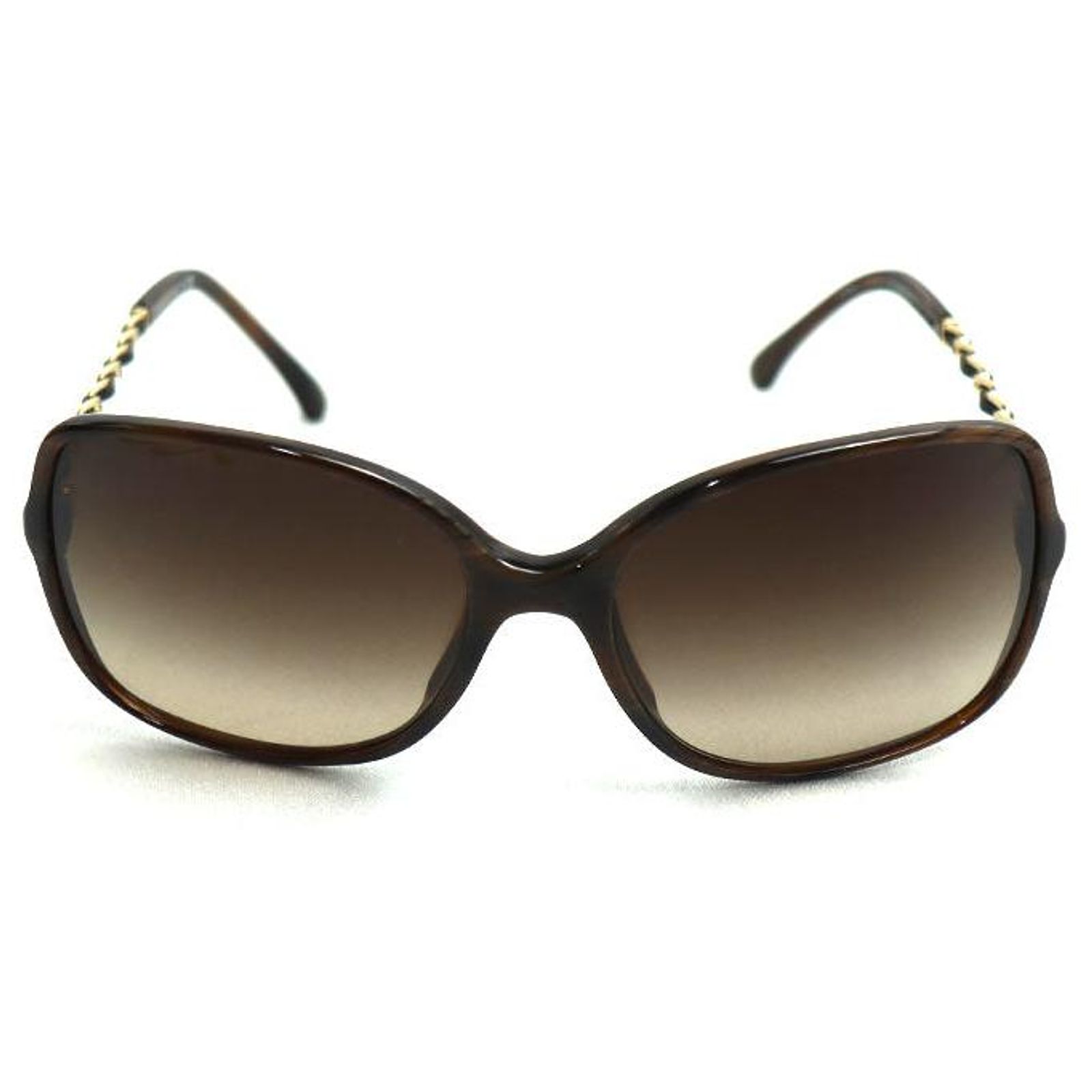 Chanel Sunglasses 5210-Q-A Brown Plastic ref.1786682 (Sold) - Joli