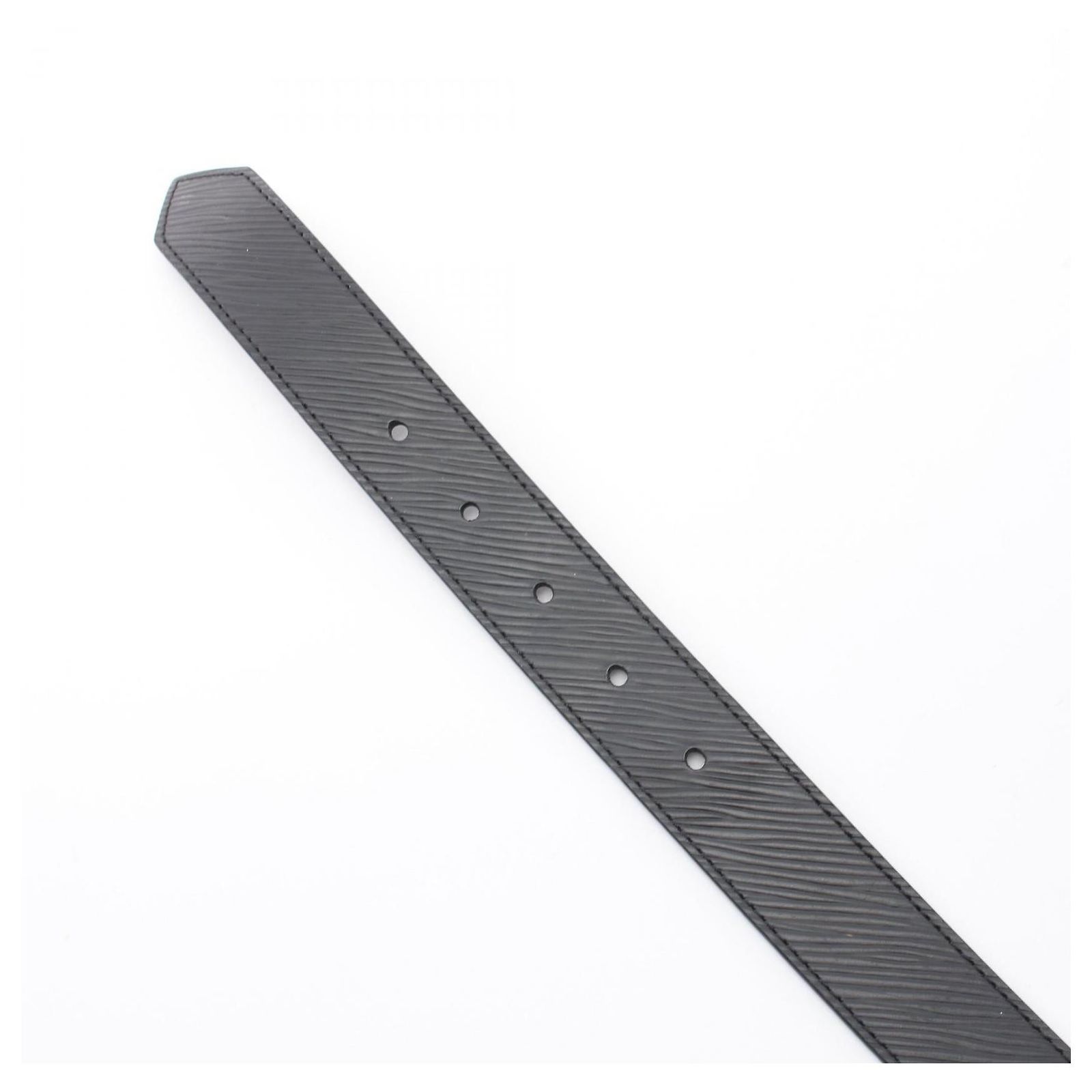 Brand new LV black epi beltt M9360U Louis Vuitton Black Epi LV Initiales Belt - Size 90  main image 3