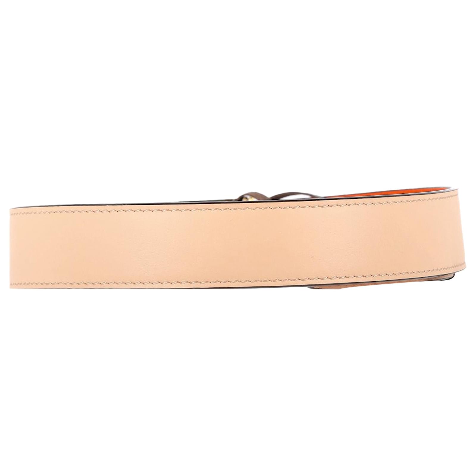 ベルト FENDI Beige Leather Ff Reversible Belt FF Belt Leather Beige | Fendi