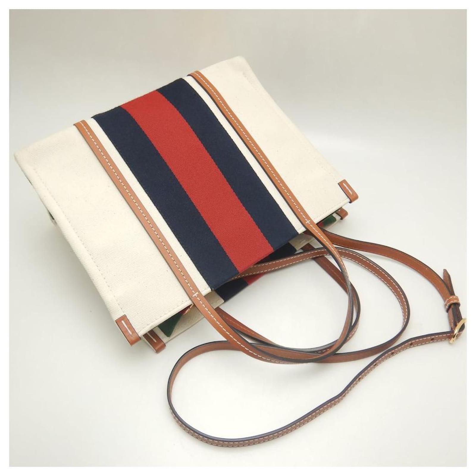Gucci Small Canvas 2WAY Tote Bag 727728 Brown Cloth ref.1793432