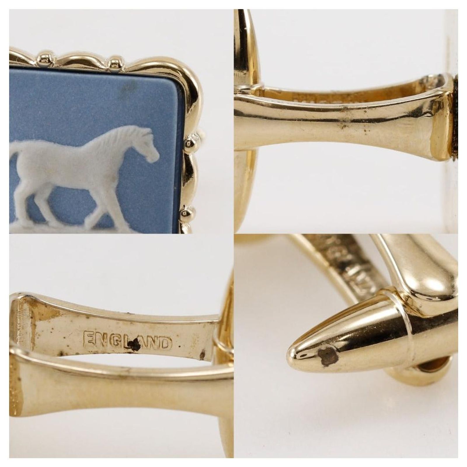 Lot épingles à Cravate Et Boutons De Manchette WEDGWOOD - Boîte Bleu Clair - Neuf