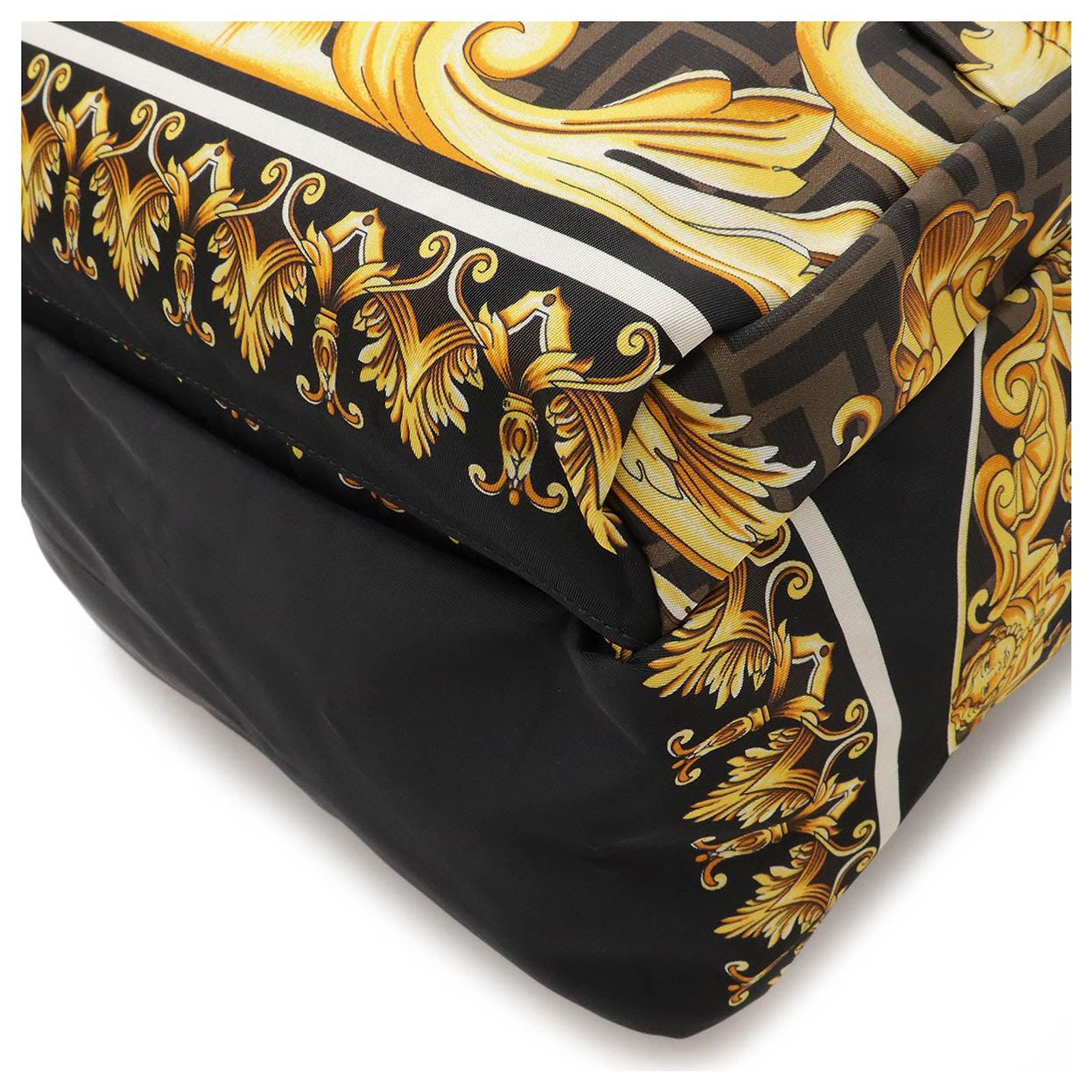 Fendi 7VZ066 backpack bag Backpack yellow Fendi FENDI Backpack Canvas Yellow x Black Men main image 2