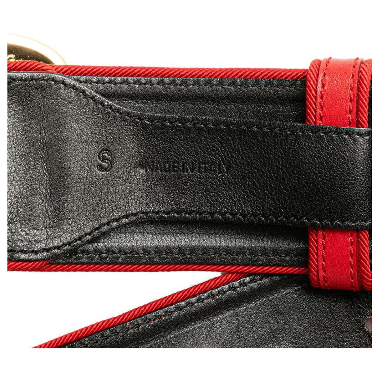 Cartier Must de Cartier Panthere Belt Red Gold Leather ref 