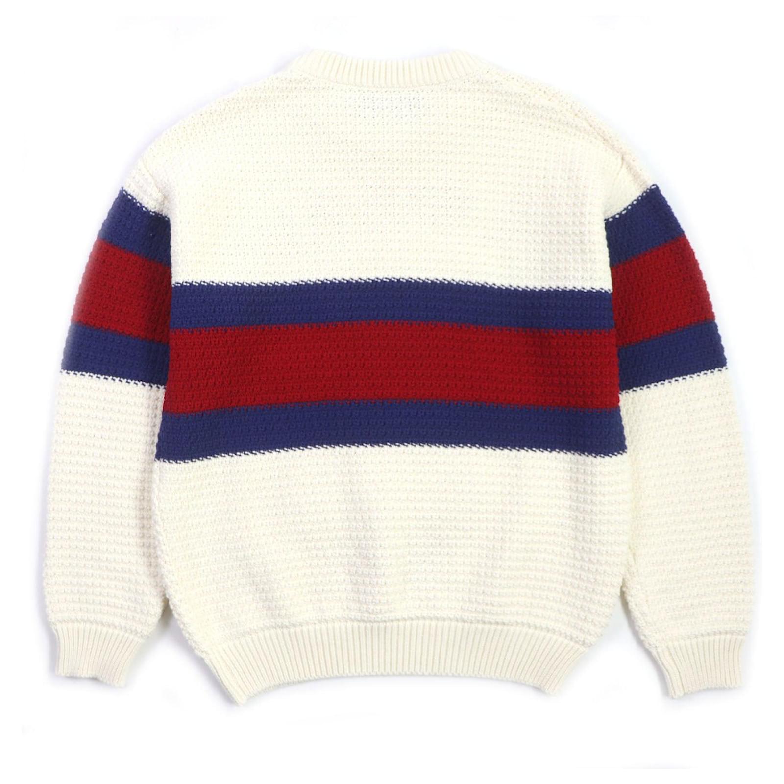 GUCCI Logo Teddy Bear Crew Neck Sweater XS ref.JC1808810 (Sold