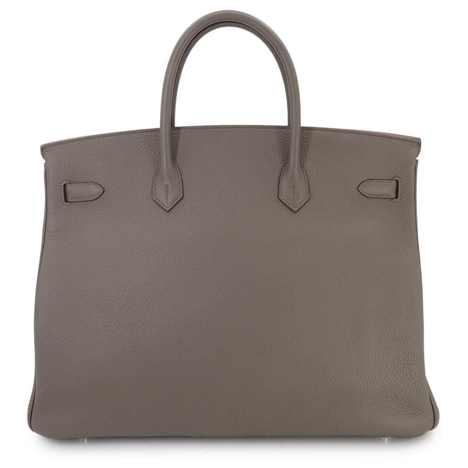 Hermès Hermes Birkin 40 Handbag in Etain Grey Leather ref.1814402 ...