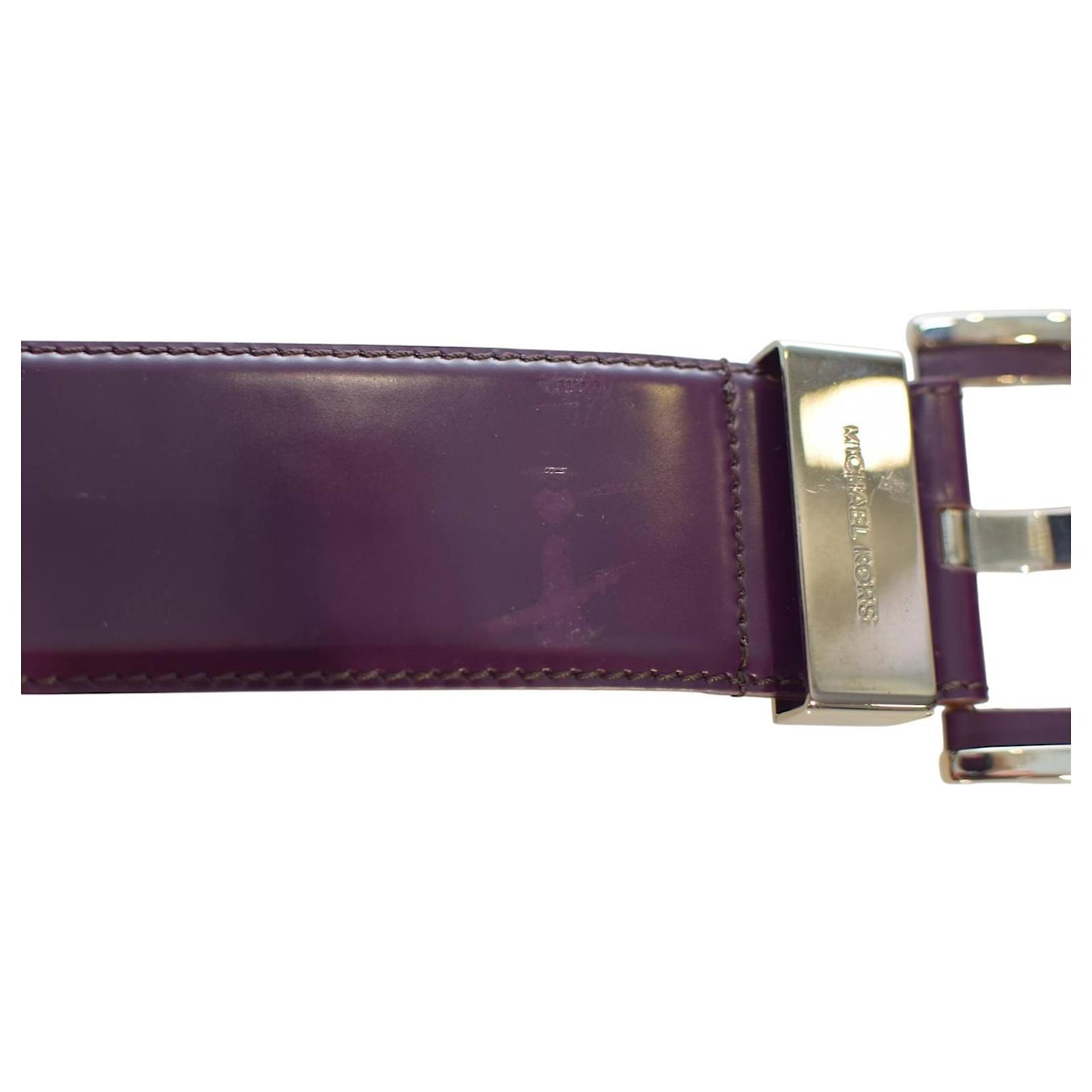 Michael Kors Belts Purple Leather Joli Closet