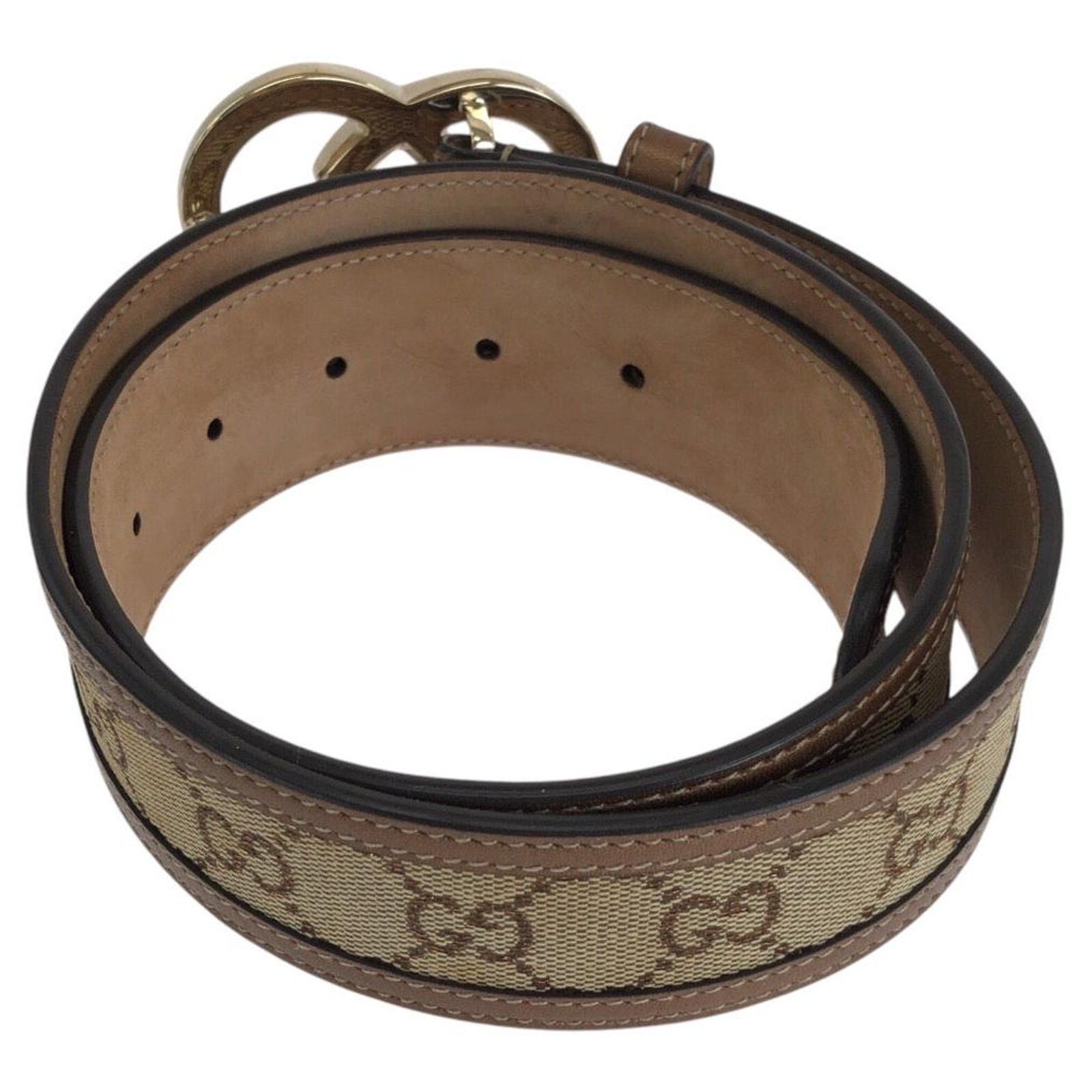 Gucci Heart Buckle leto 32 Brown Leather Belt $_57.JPG?set_id=880000500F main image 4