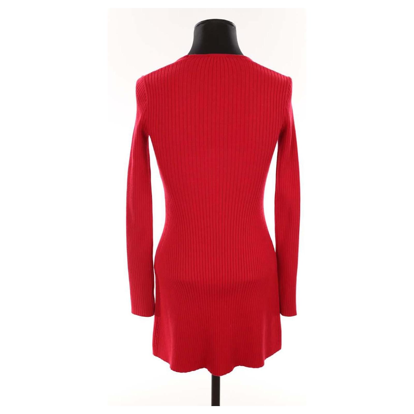 ワンピース Courreges Red Viscose Blend Dress Courrèges Red Viscose Blend Dress – LOZURI®