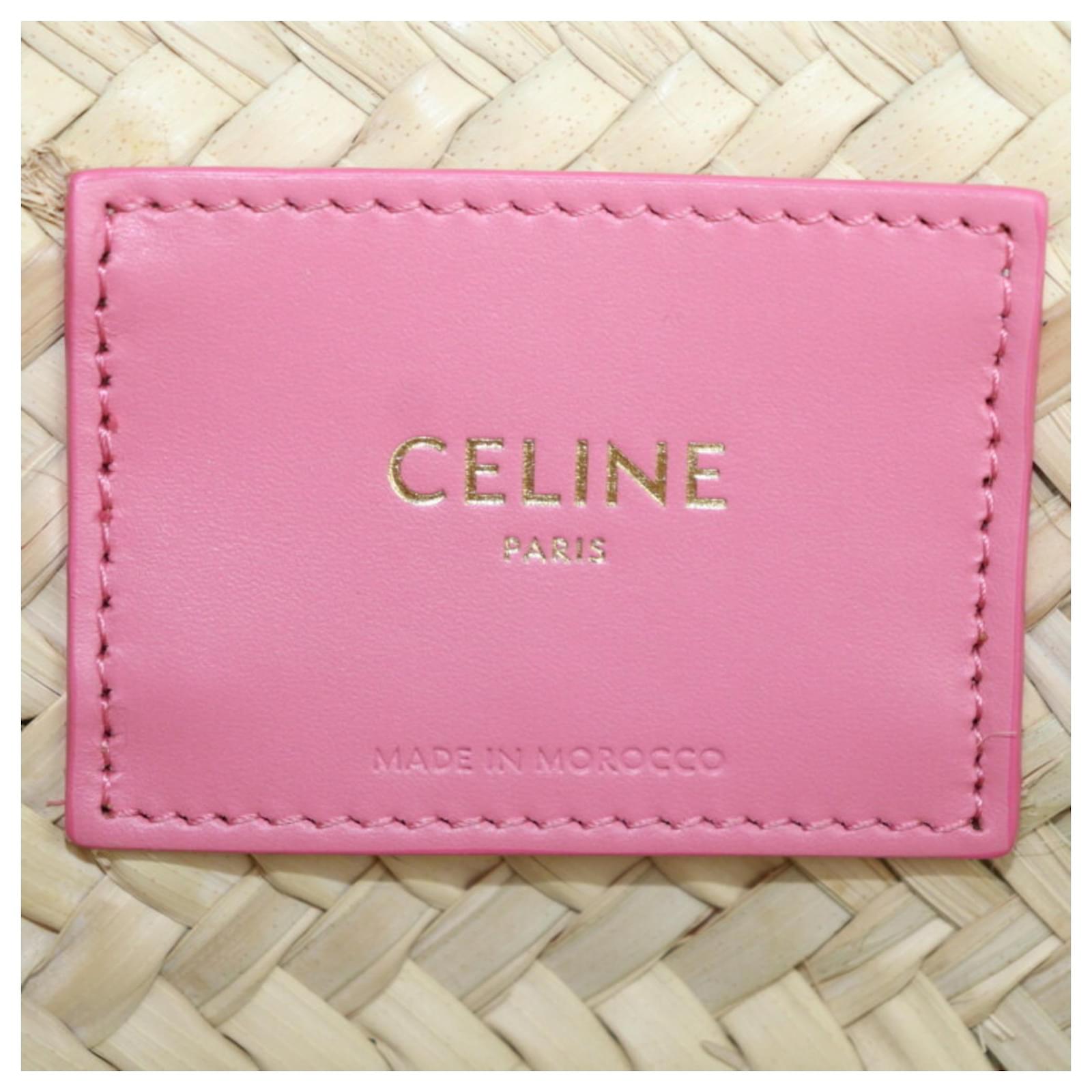 Céline Celine Teen Triomphe Classic Panier Handbag Pink