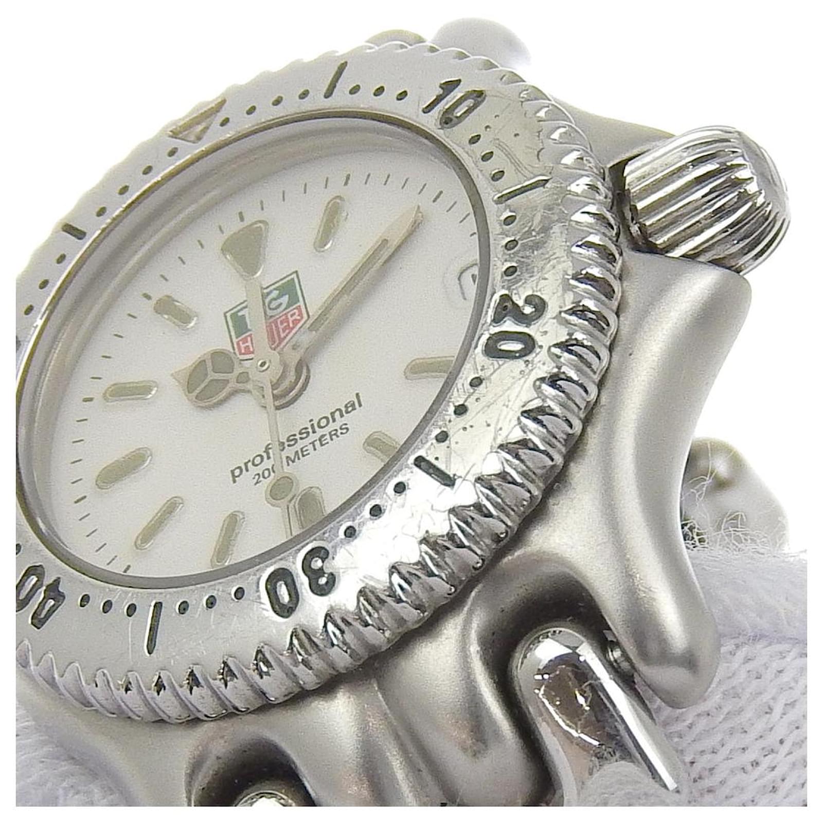 TAG Heuer Stainless Steel Quartz Watch S99.008 White Metal ref