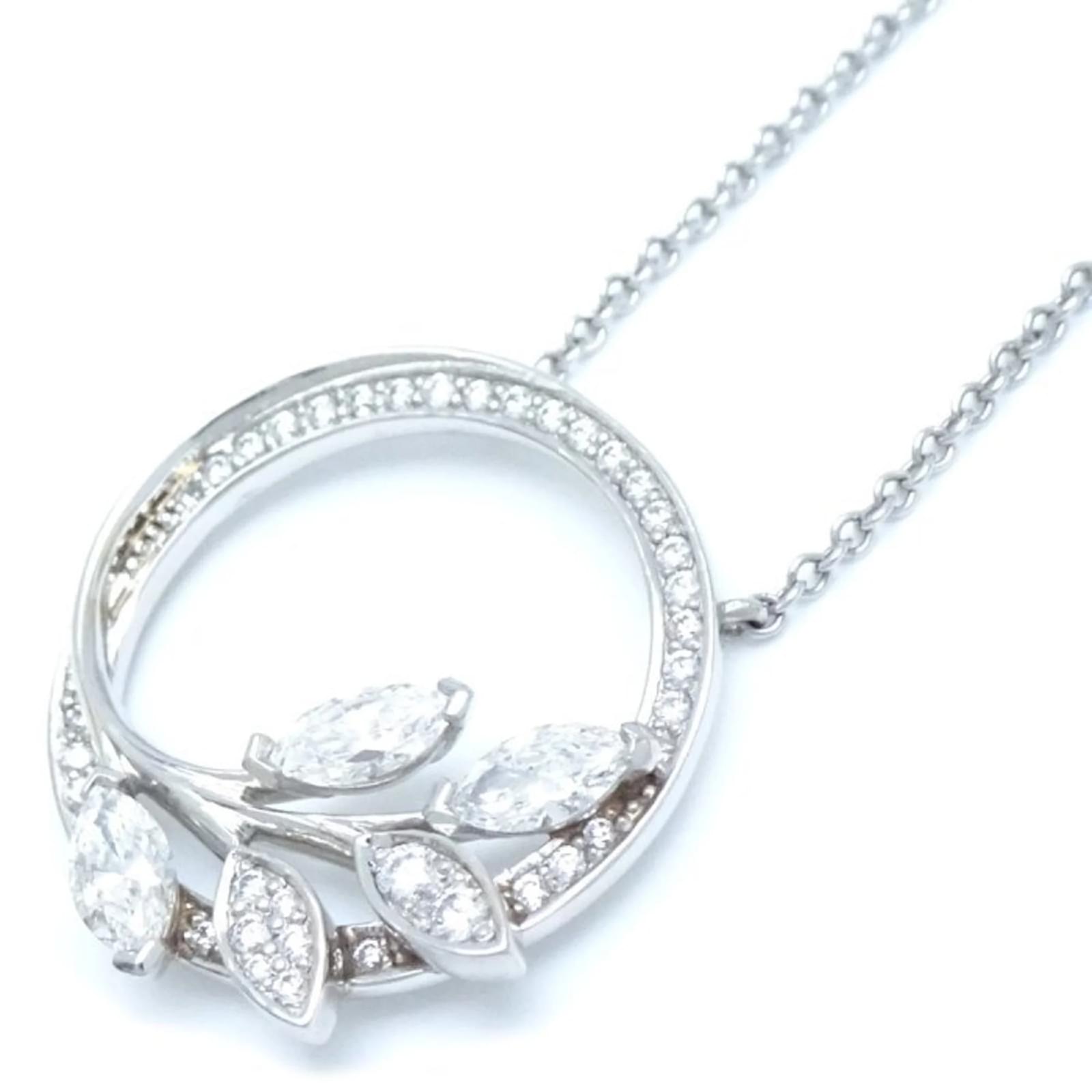 White Gold Necklace Tiffany And Co Circle Necklace Tiffany Co