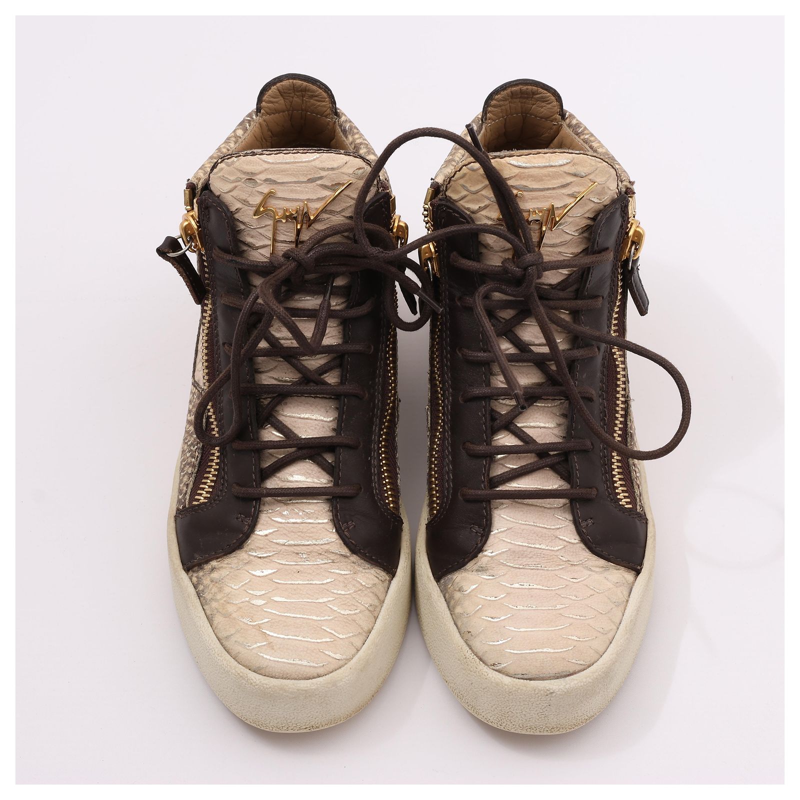 Giuseppe Zanotti GIUSEPPE ZANNOTTI Ofelia Desert Python Style High 