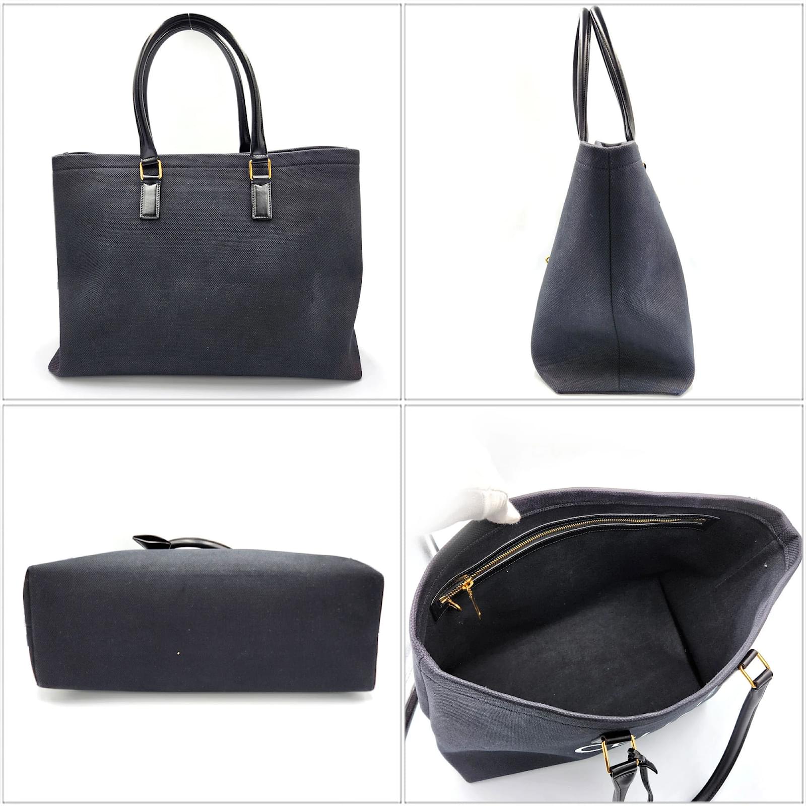 Celine Black Leather Horizontal Cabas Tote Celine | TLC