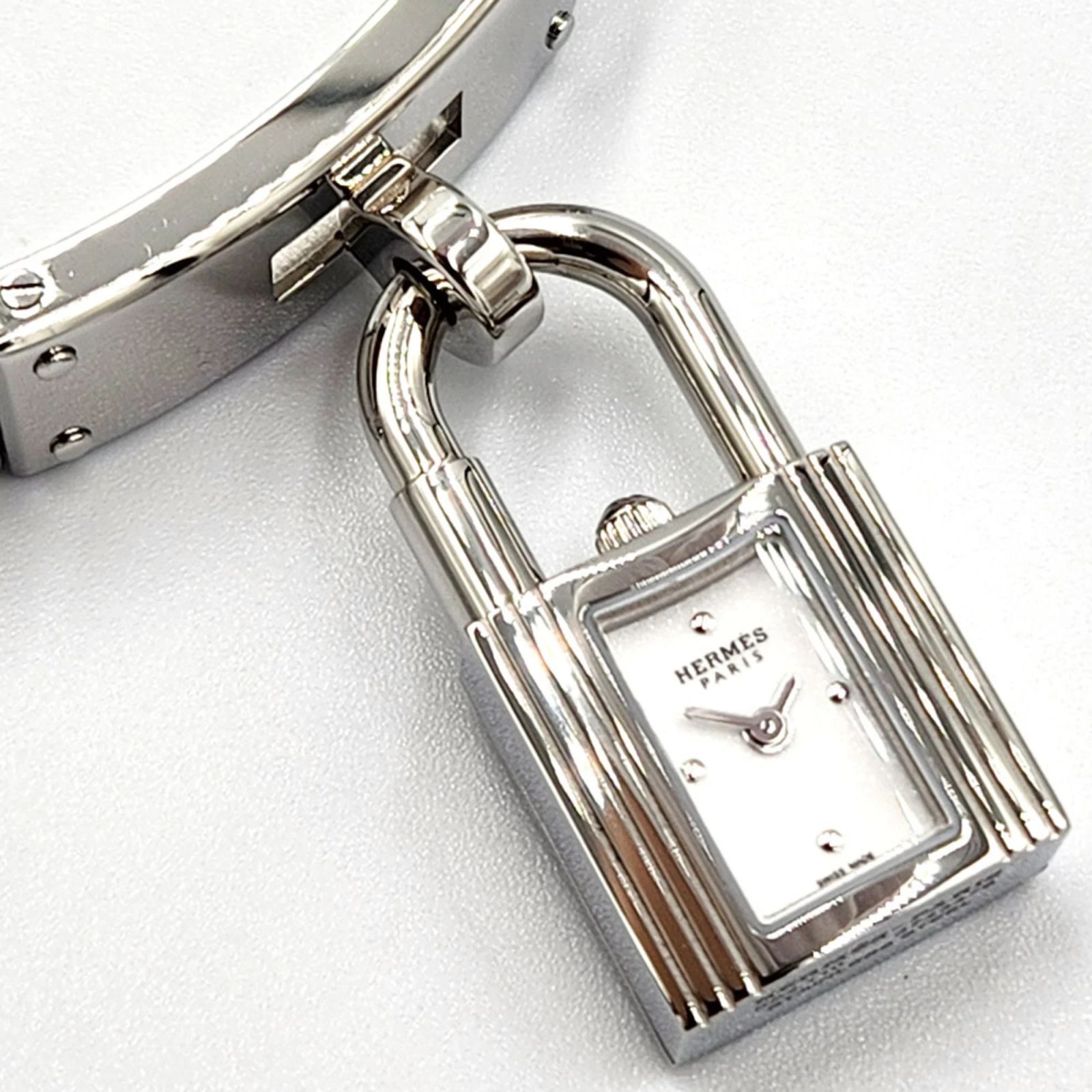HERMES Kelly watch KE4.110 white Dial Quartz Ladies Watch_901961 Hermes Kelly Watch Stainless Steel with Clachette KE4.110  main image 3