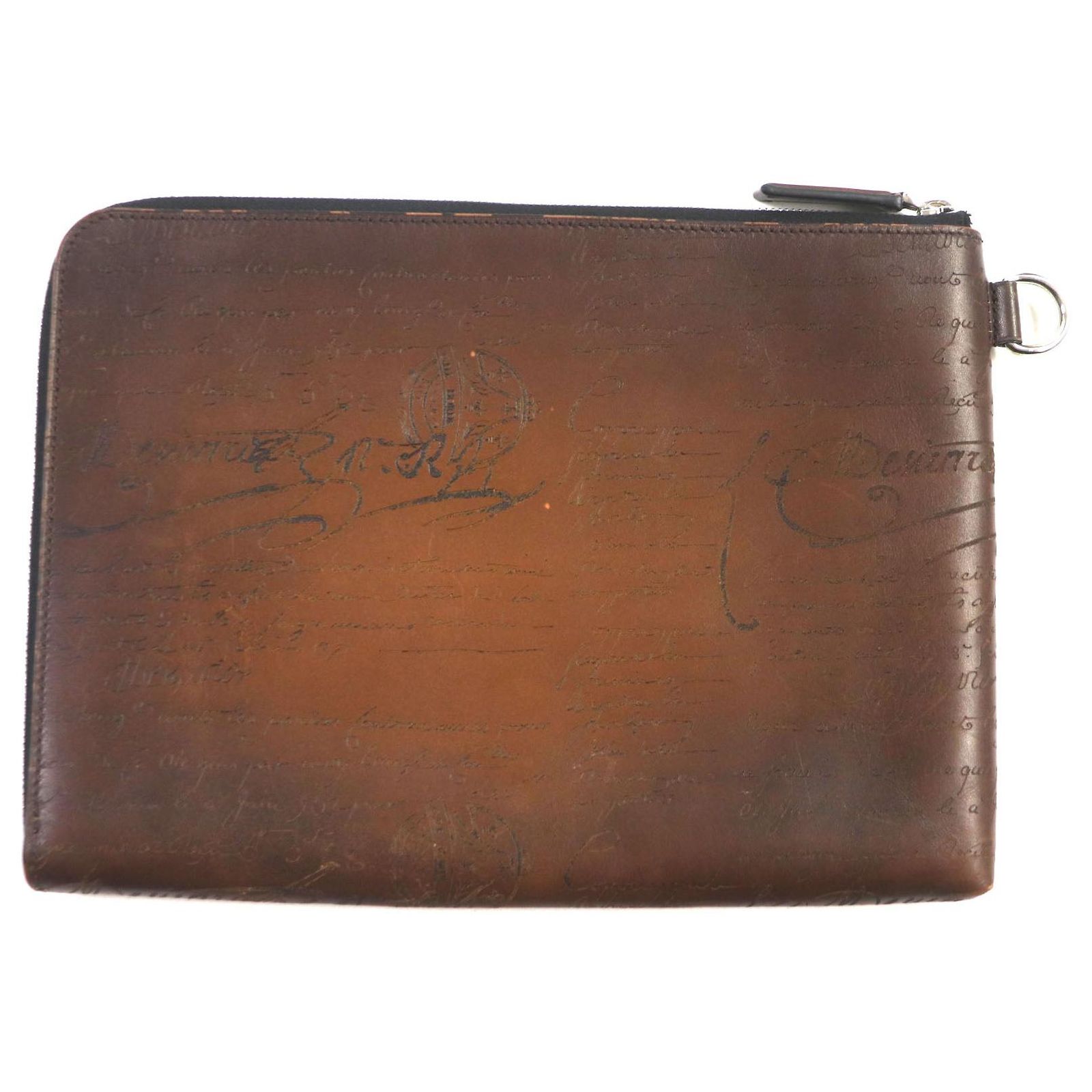 Portefeuille Berluti Nino MM - Marron - Neuf Avec étiquettes Et Boîte - Luxe Homme