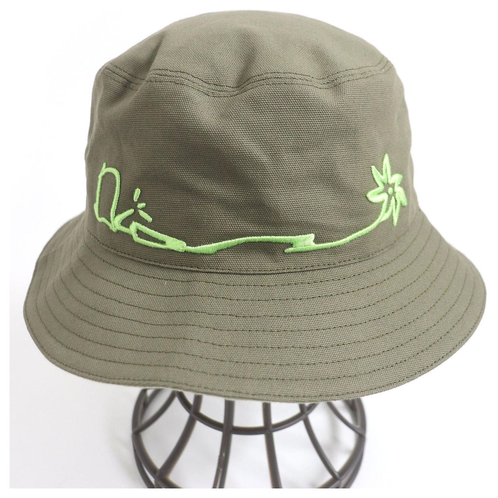 Christian Dior Dior Cactus Jack Travis Scott Bob Hat Khaki M Green 