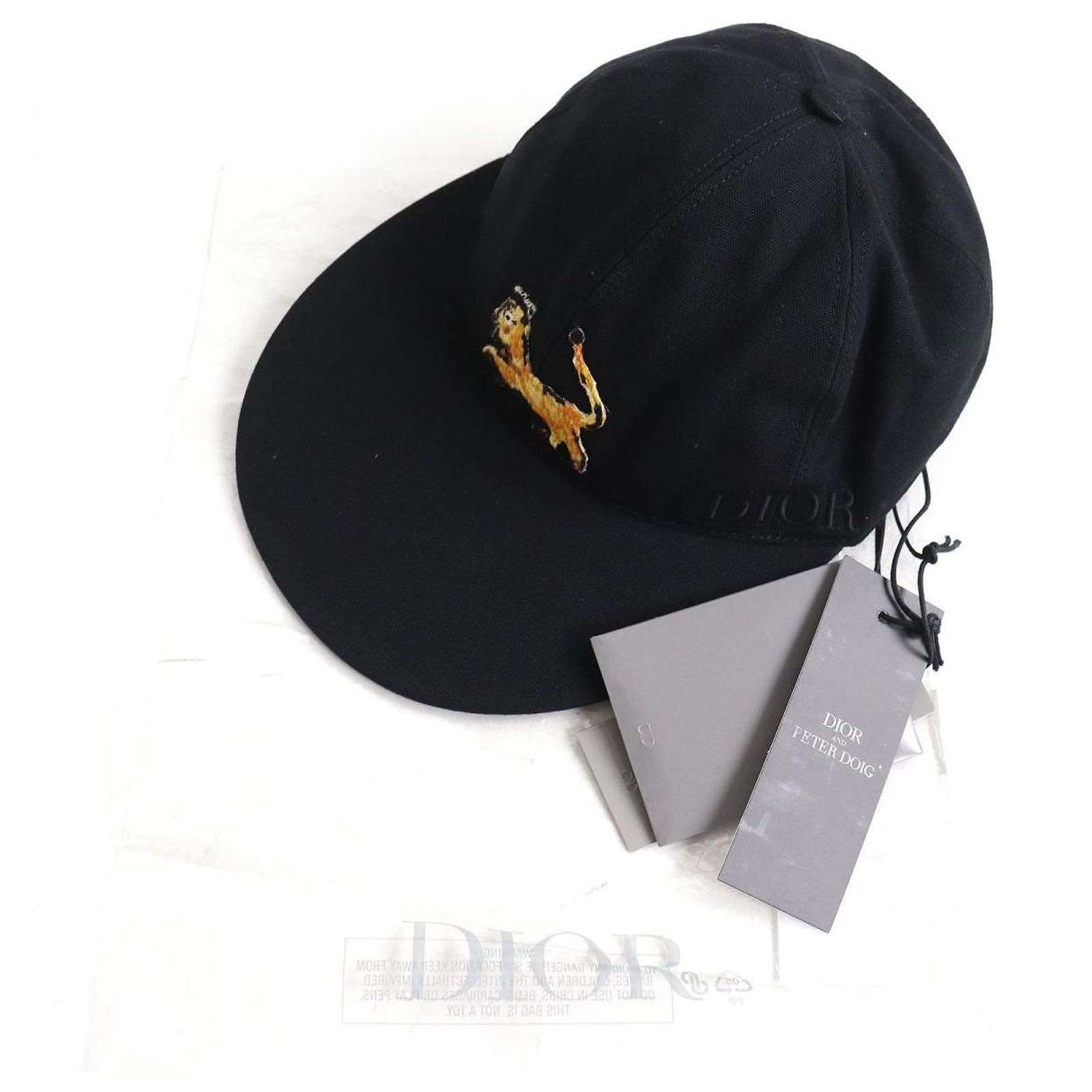 Christian Dior Dior x Peter Doig Baseball Cap Black L Cotton  display picture 3