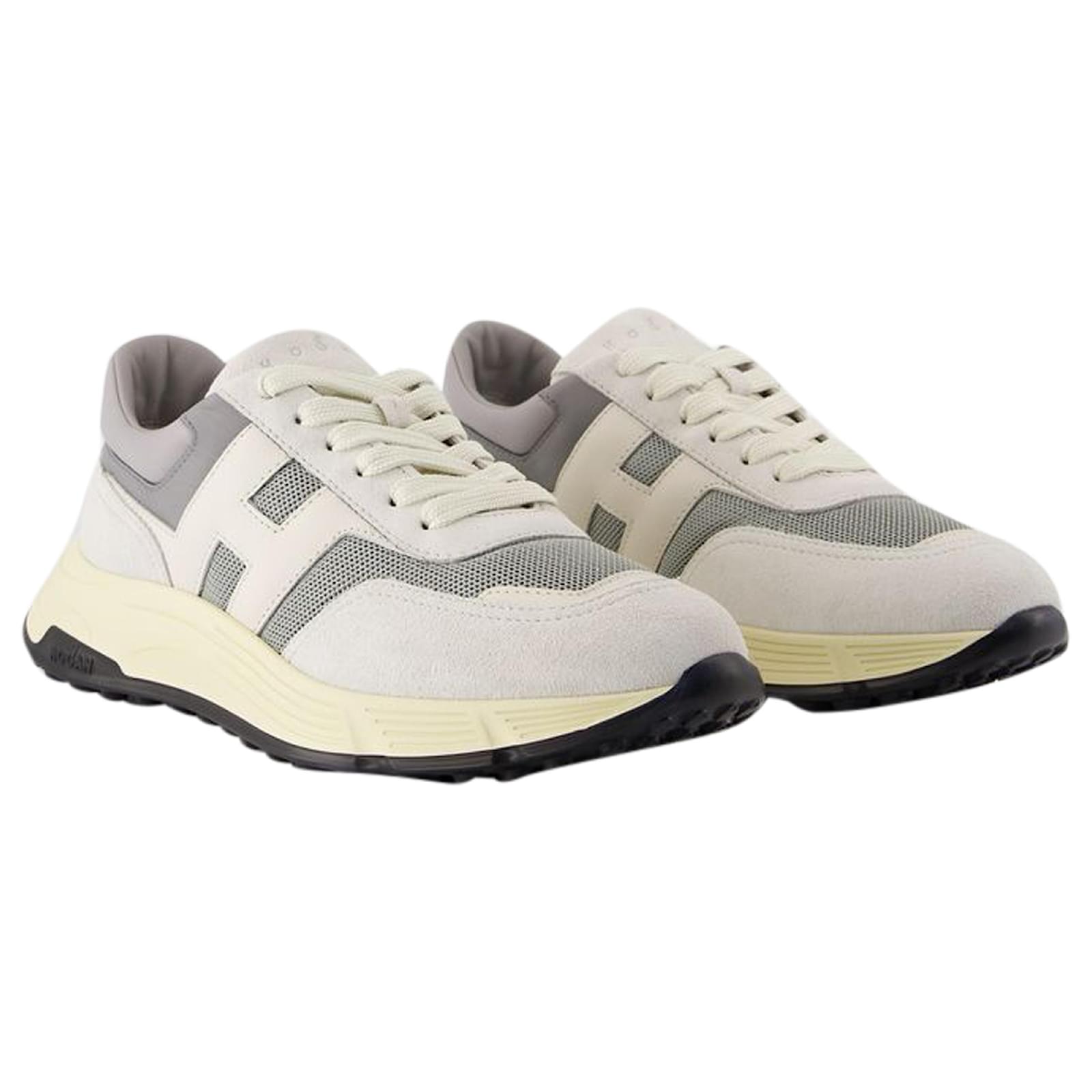 スニーカー Hogan Hyperlight Sneakers - Hogan - Leather - Khaki 23524208_53583416_600.jpg
