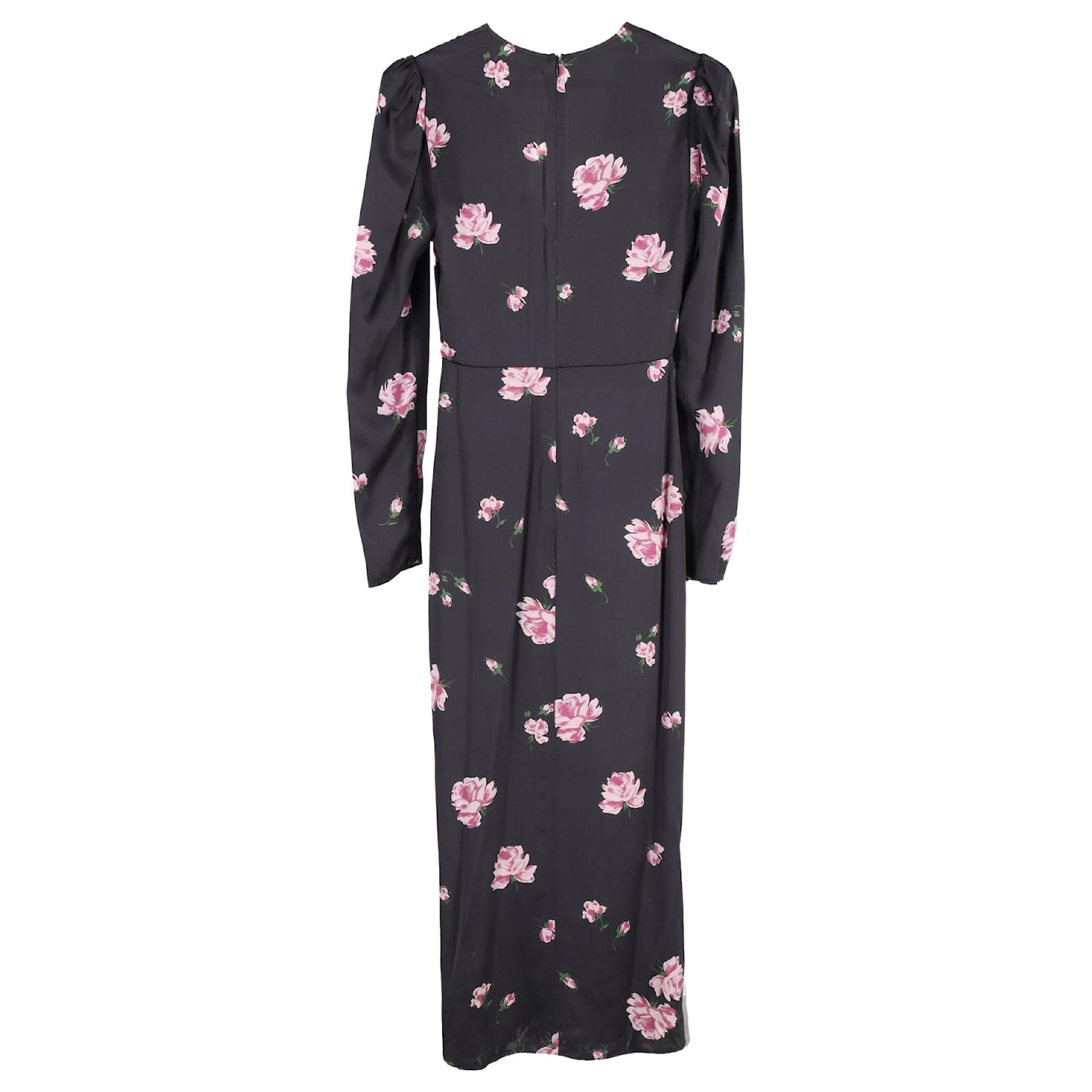 reformation dresses long sleeve Reformation Rosalie Mini Dress Long Sleeve US Size 2 Made in USA Retails $218