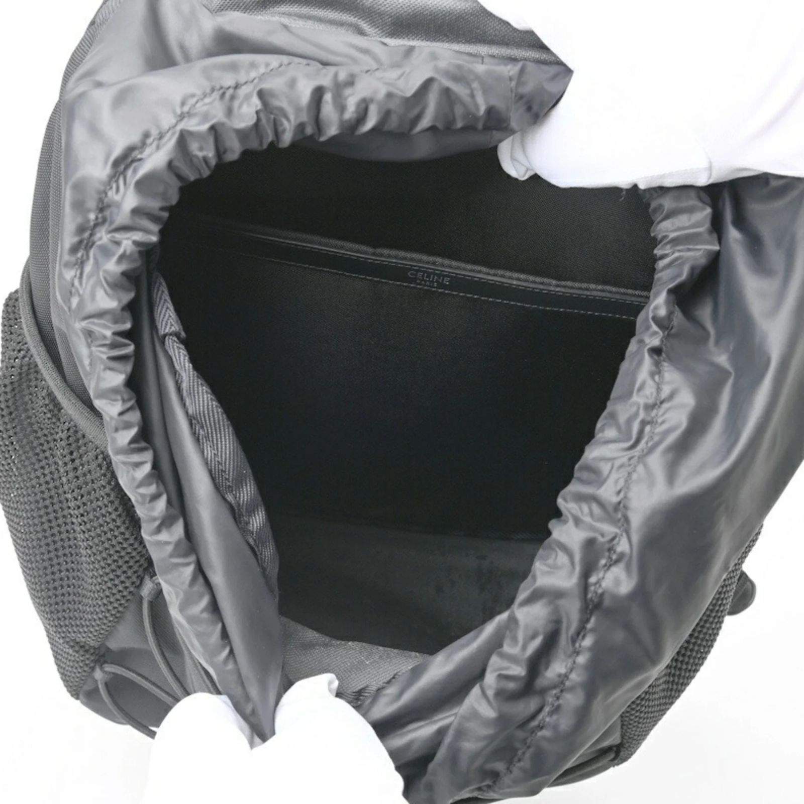 Céline Celine Medium Trekking Backpack Black Nylon ref  display picture 1